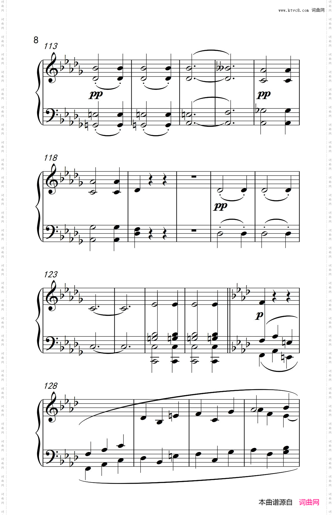 奏鸣曲Opus10Nr.1第二乐章_贝多芬奏鸣曲集 2