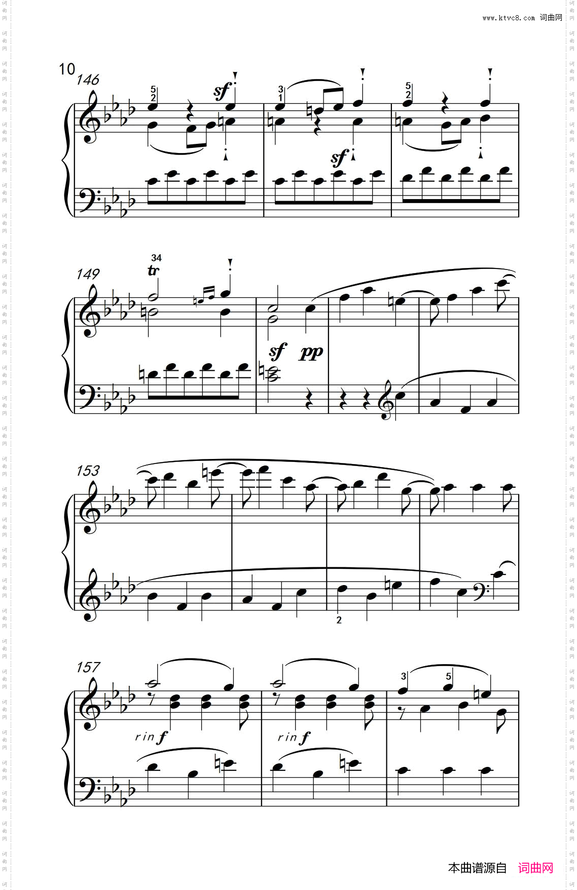 奏鸣曲Opus10Nr.1第二乐章_贝多芬奏鸣曲集 2