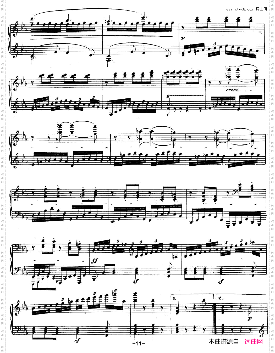 Sonate奏鸣曲