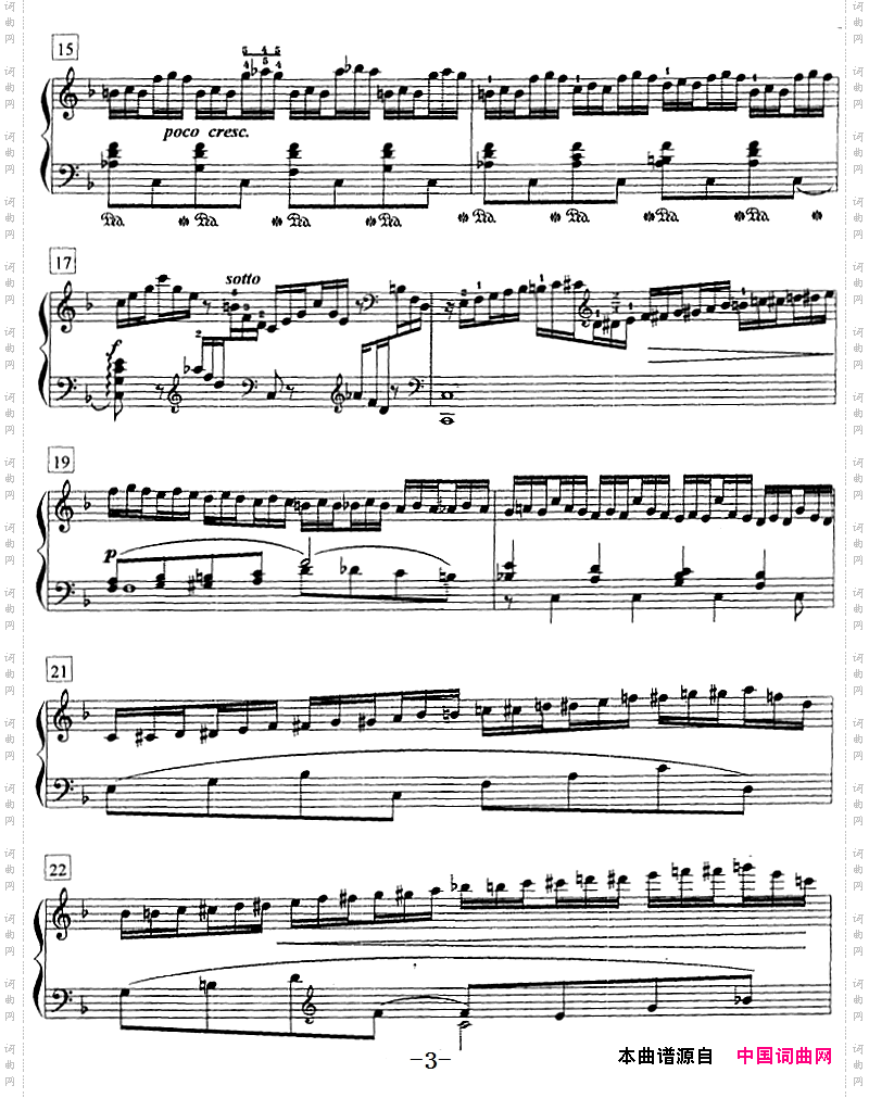 钢琴教程第七级练习曲Op·72No·6_钢琴教程第七级 练习曲Op·72 No·6
