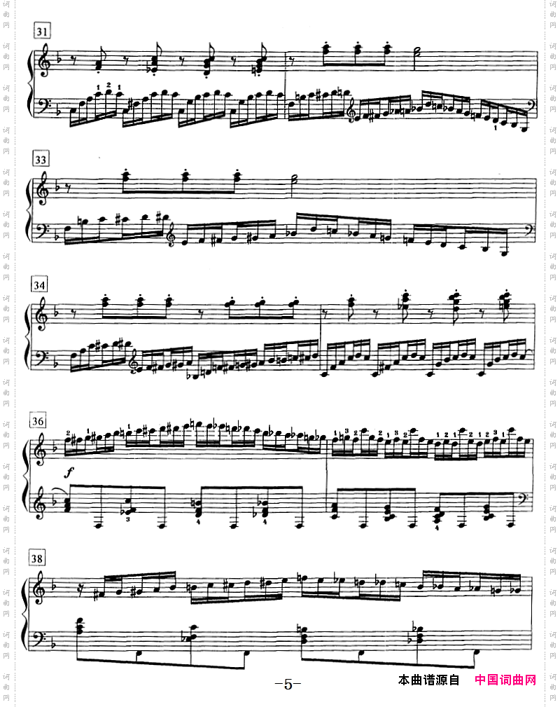 钢琴教程第七级练习曲Op·72No·6_钢琴教程第七级 练习曲Op·72 No·6