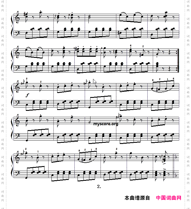 古典钢琴小曲：不停息的加洛普舞曲