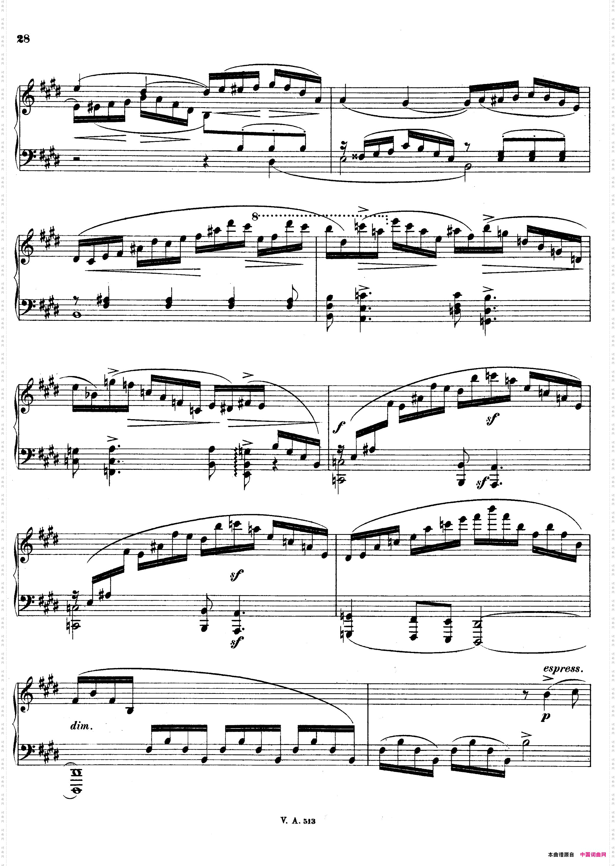 升c小调第一钢琴奏鸣曲Op·6