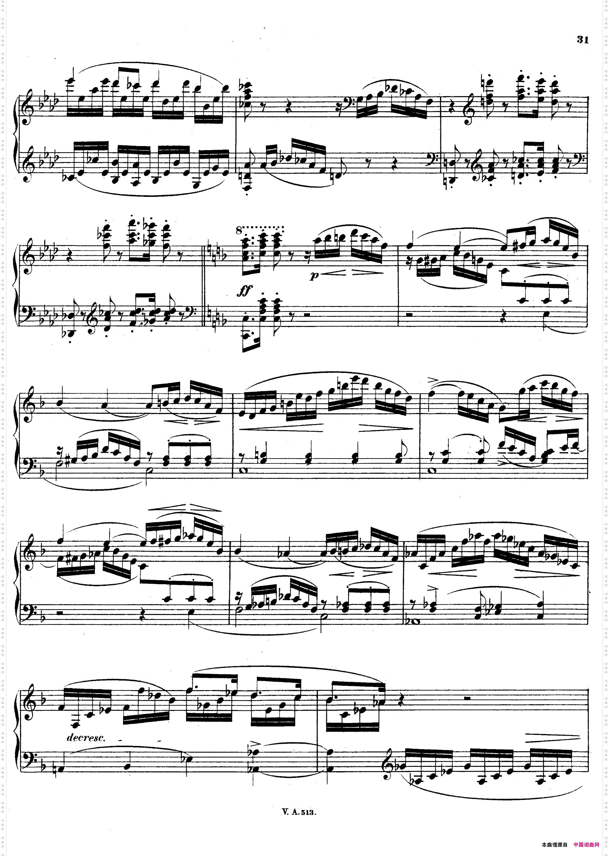 升c小调第一钢琴奏鸣曲Op·6