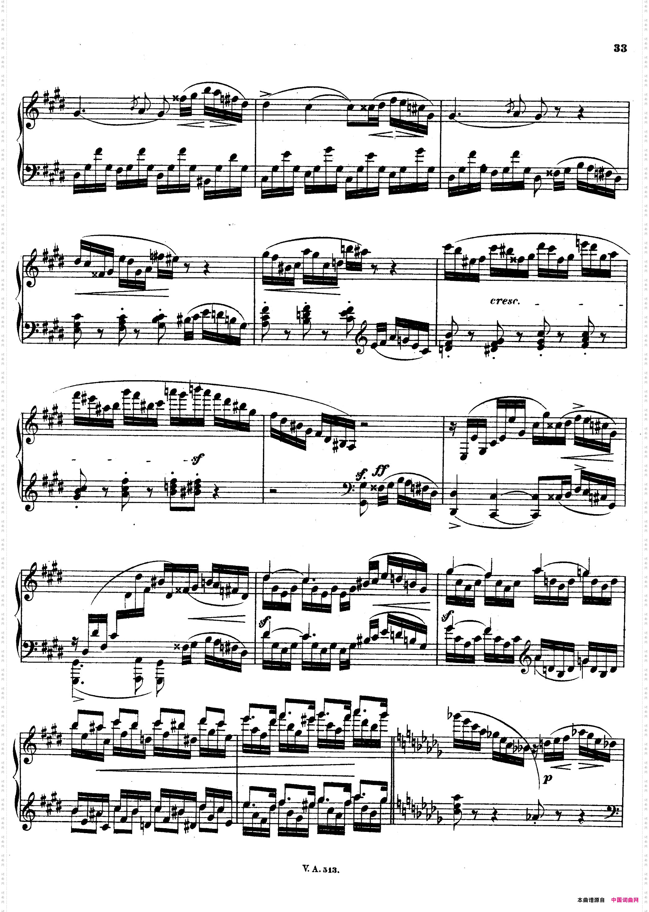 升c小调第一钢琴奏鸣曲Op·6