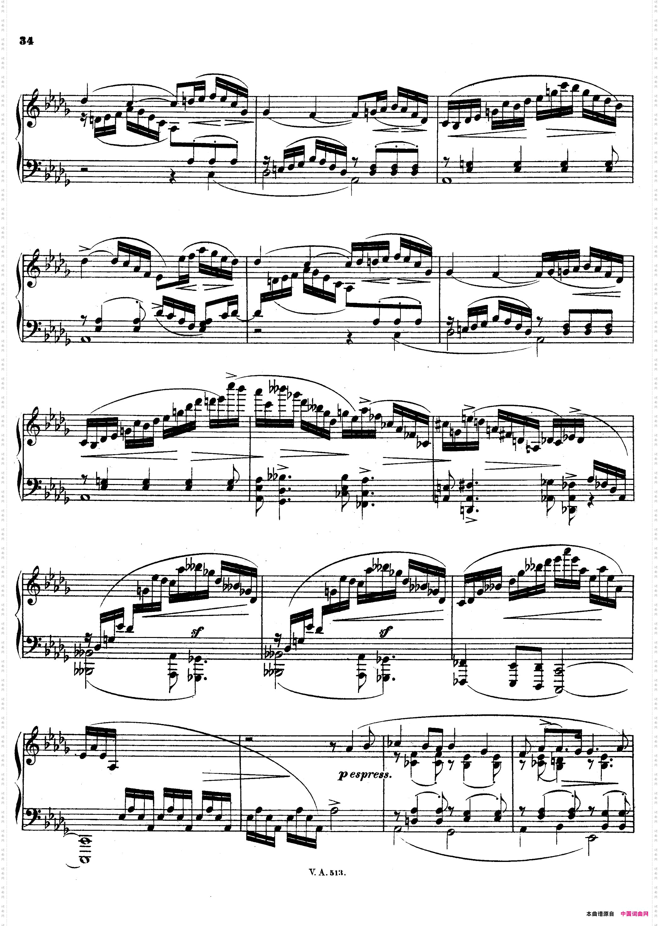 升c小调第一钢琴奏鸣曲Op·6