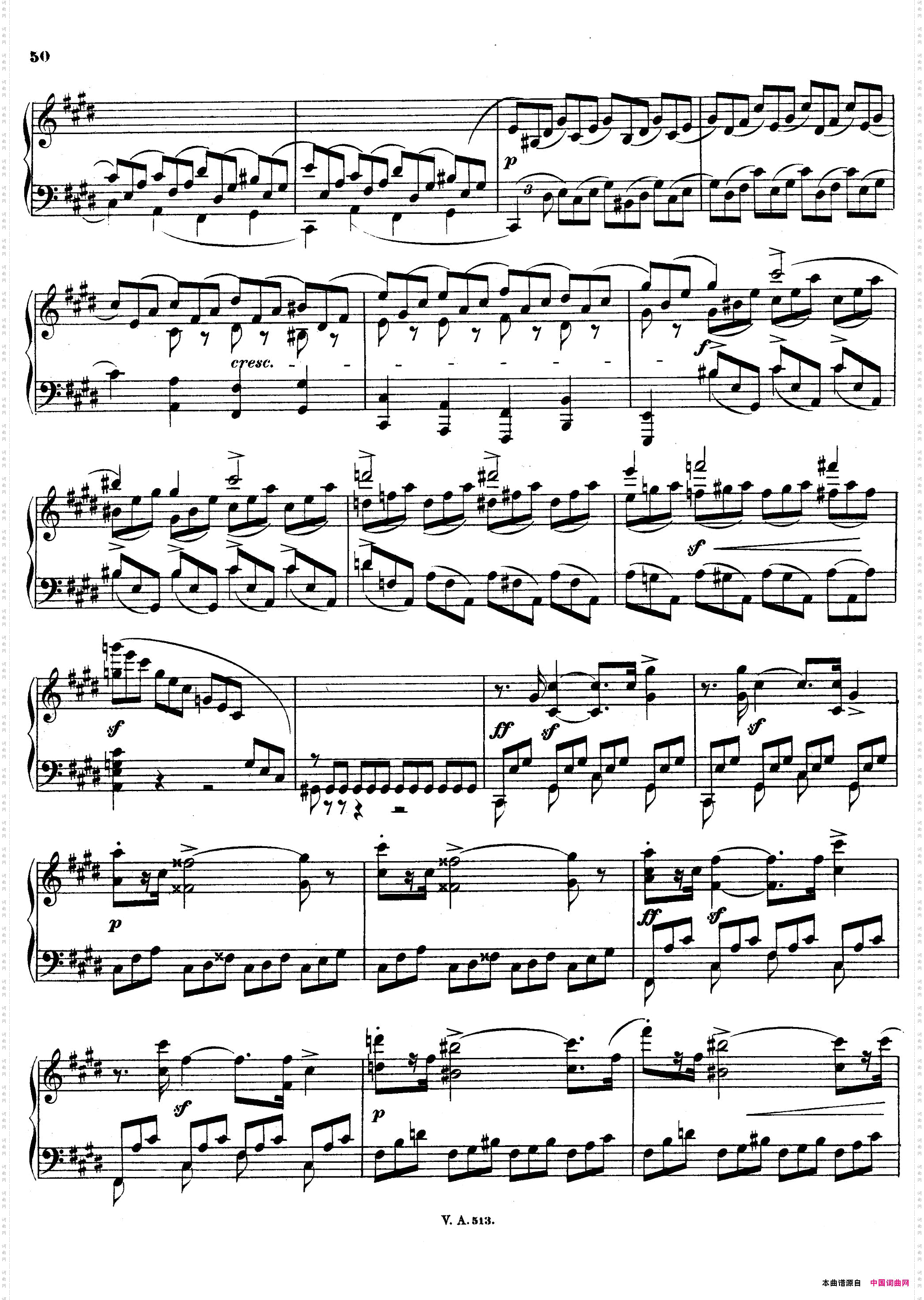 升c小调第一钢琴奏鸣曲Op·6