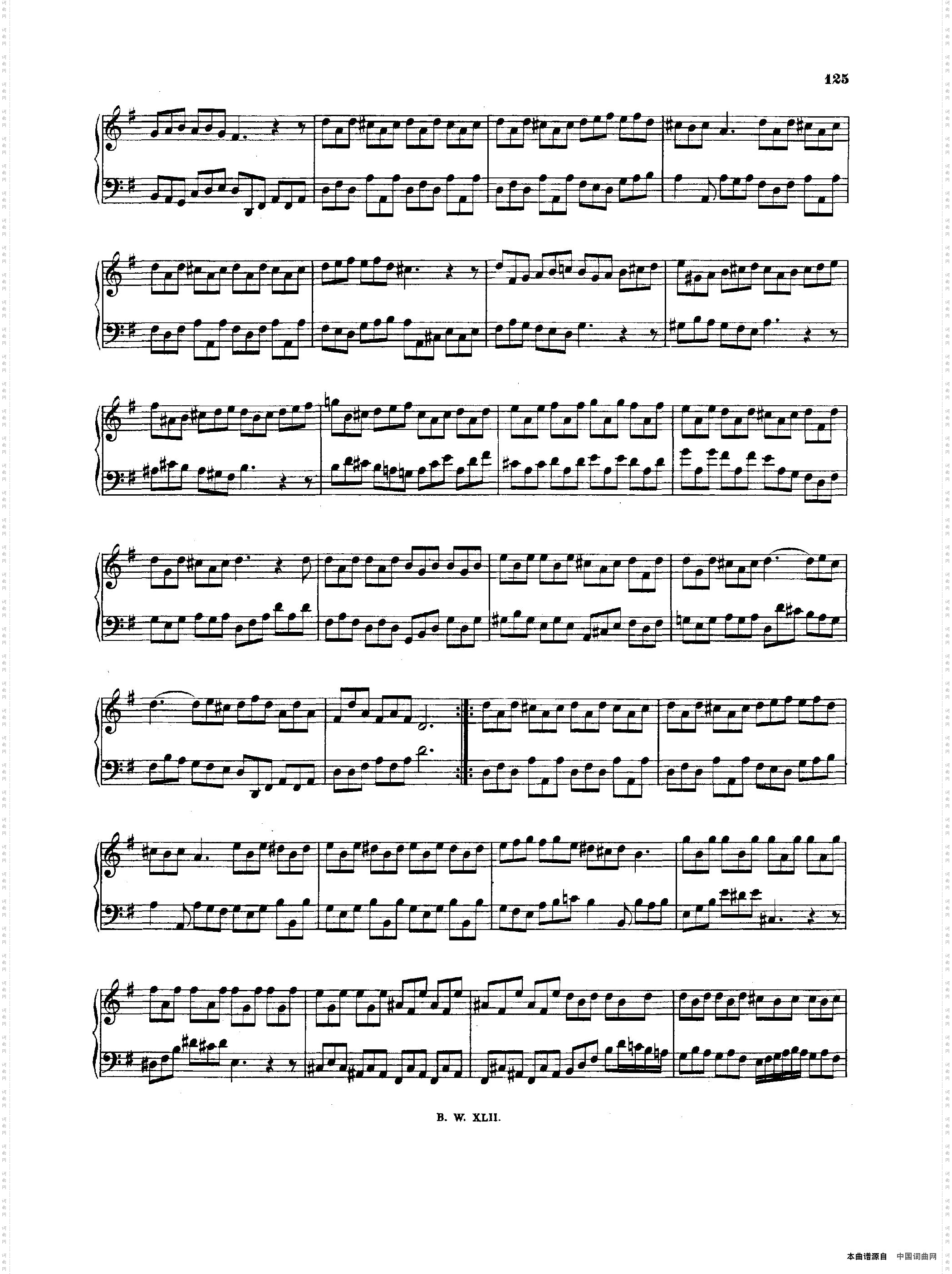 16ConcertosBWV972-987十六首为独奏古钢琴而作的协奏曲P61——70_16 Concertos BWV 972-987十六首为独奏古钢琴而作的协奏曲P61——70