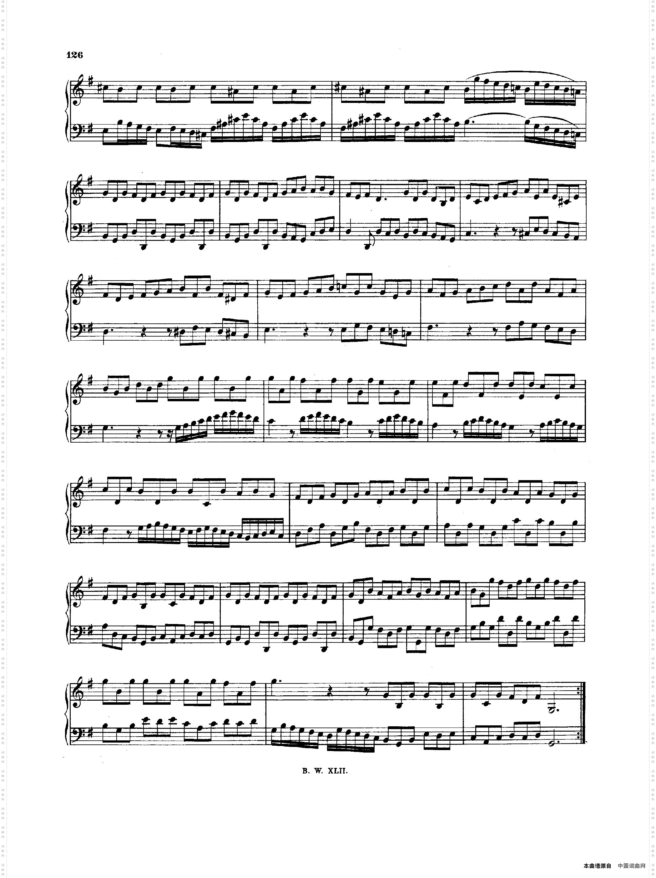 16ConcertosBWV972-987十六首为独奏古钢琴而作的协奏曲P61——70_16 Concertos BWV 972-987十六首为独奏古钢琴而作的协奏曲P61——70