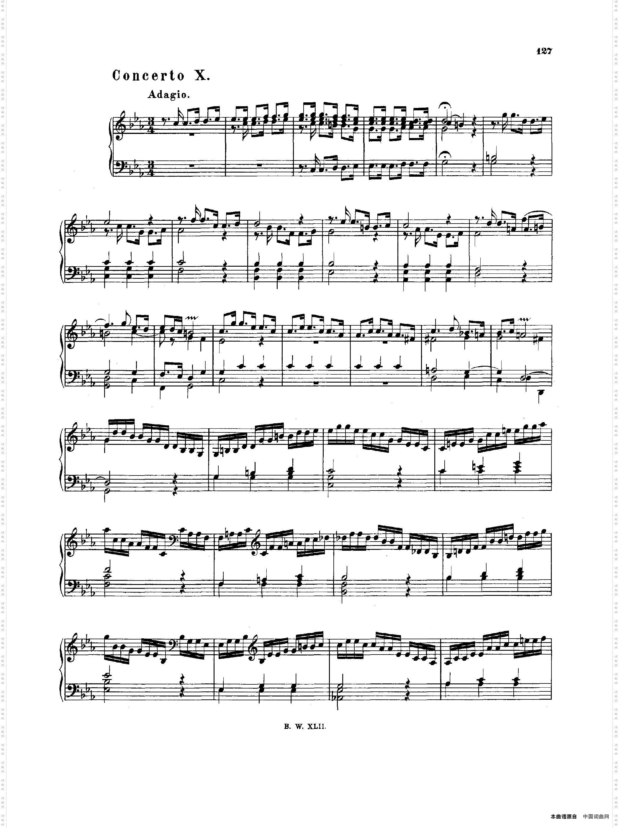 16ConcertosBWV972-987十六首为独奏古钢琴而作的协奏曲P61——70_16 Concertos BWV 972-987十六首为独奏古钢琴而作的协奏曲P61——70