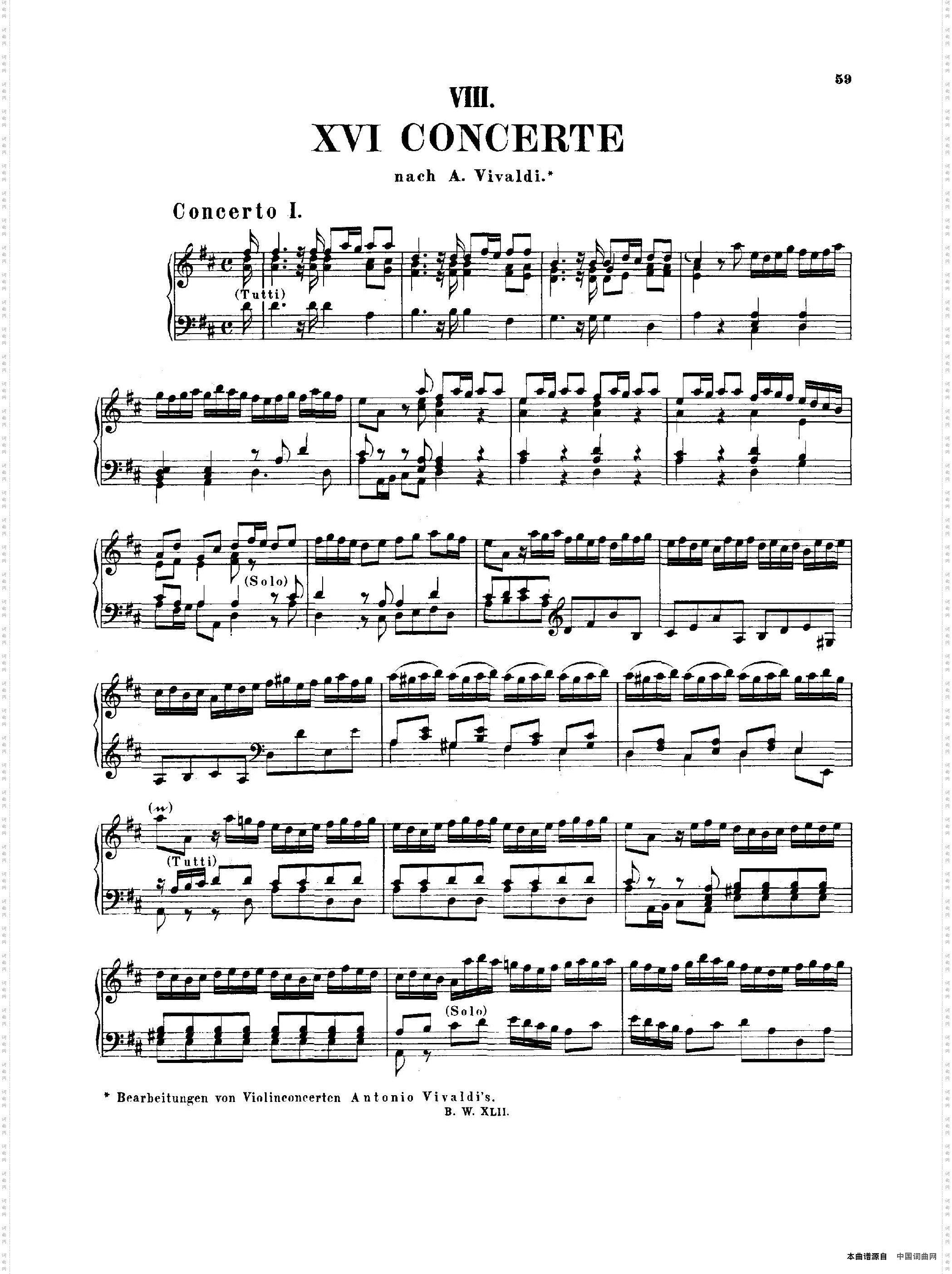 16ConcertosBWV972-987十六首为独奏古钢琴而作的协奏曲P1——10_16 Concertos BWV 972-987十六首为独奏古钢琴而作的协奏曲P1——10