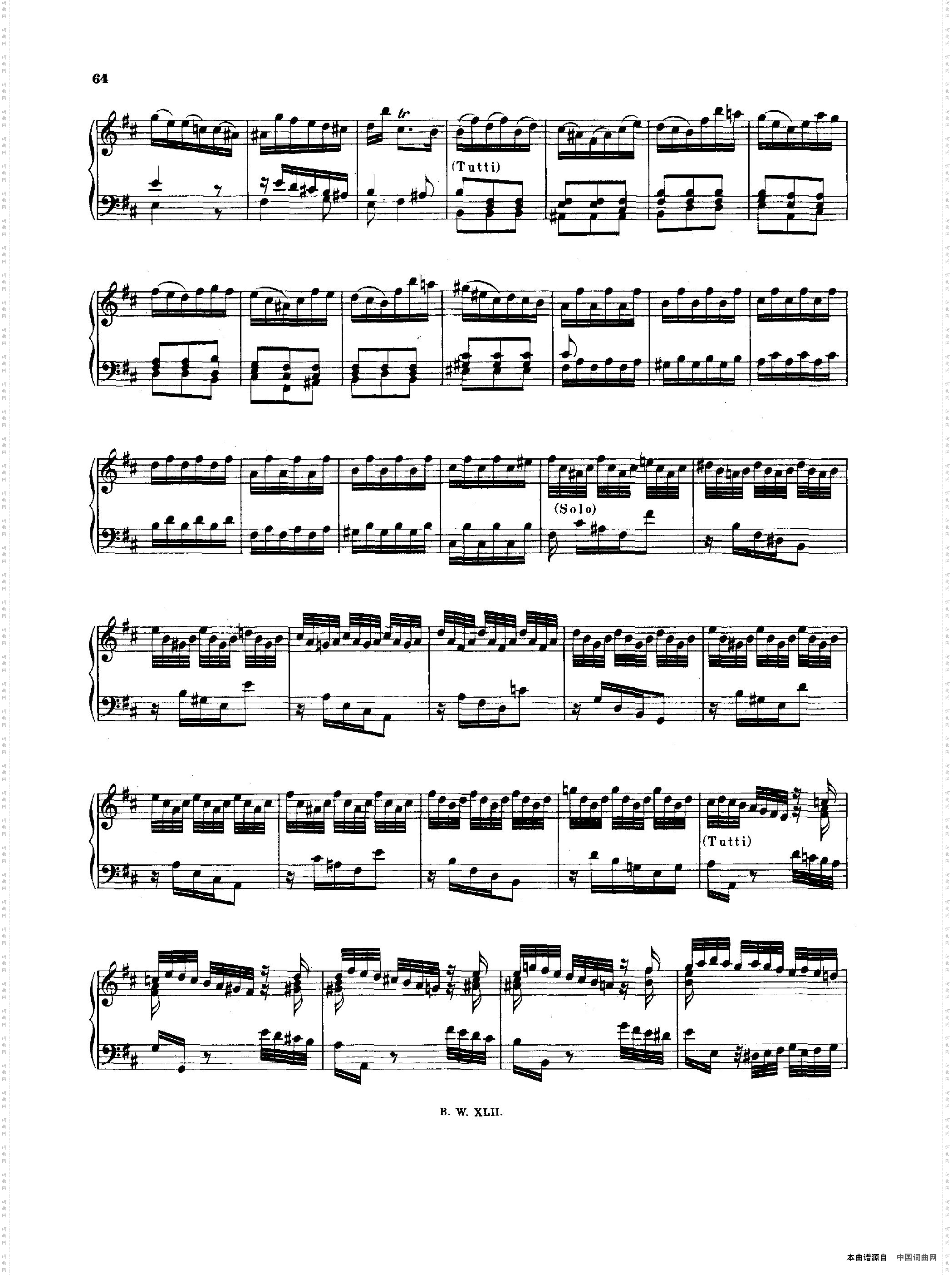 16ConcertosBWV972-987十六首为独奏古钢琴而作的协奏曲P1——10_16 Concertos BWV 972-987十六首为独奏古钢琴而作的协奏曲P1——10