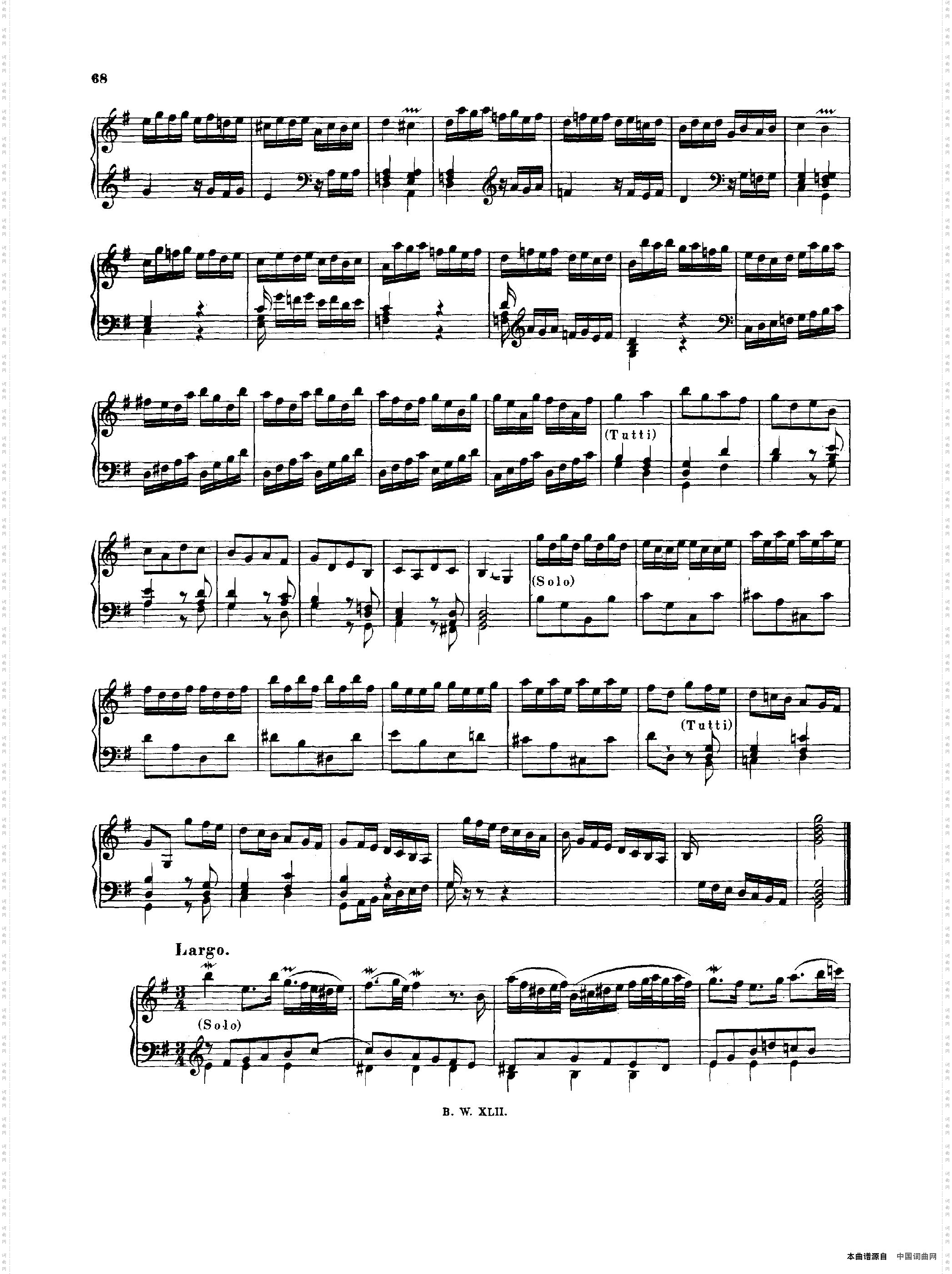 16ConcertosBWV972-987十六首为独奏古钢琴而作的协奏曲P1——10_16 Concertos BWV 972-987十六首为独奏古钢琴而作的协奏曲P1——10