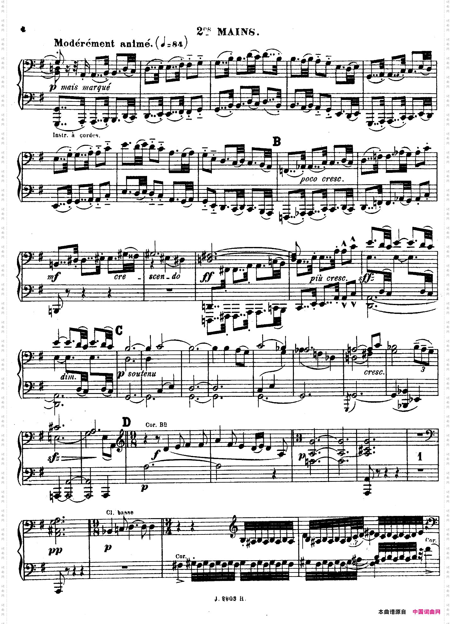 SymphonyonaFrenchMountainAirOp·25法国山歌交响曲·双钢琴·Ⅰ_Symphony on a French Mountain Air Op·25法国山歌交响曲·双钢琴·Ⅰ