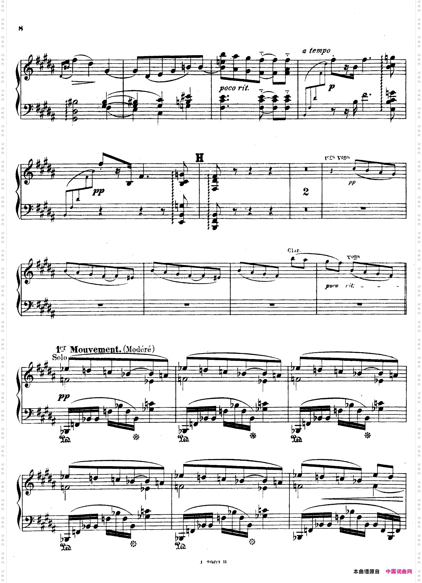 SymphonyonaFrenchMountainAirOp·25法国山歌交响曲·钢琴独奏·Ⅰ_Symphony on a French Mountain Air Op·25法国山歌交响曲·钢琴独奏·Ⅰ