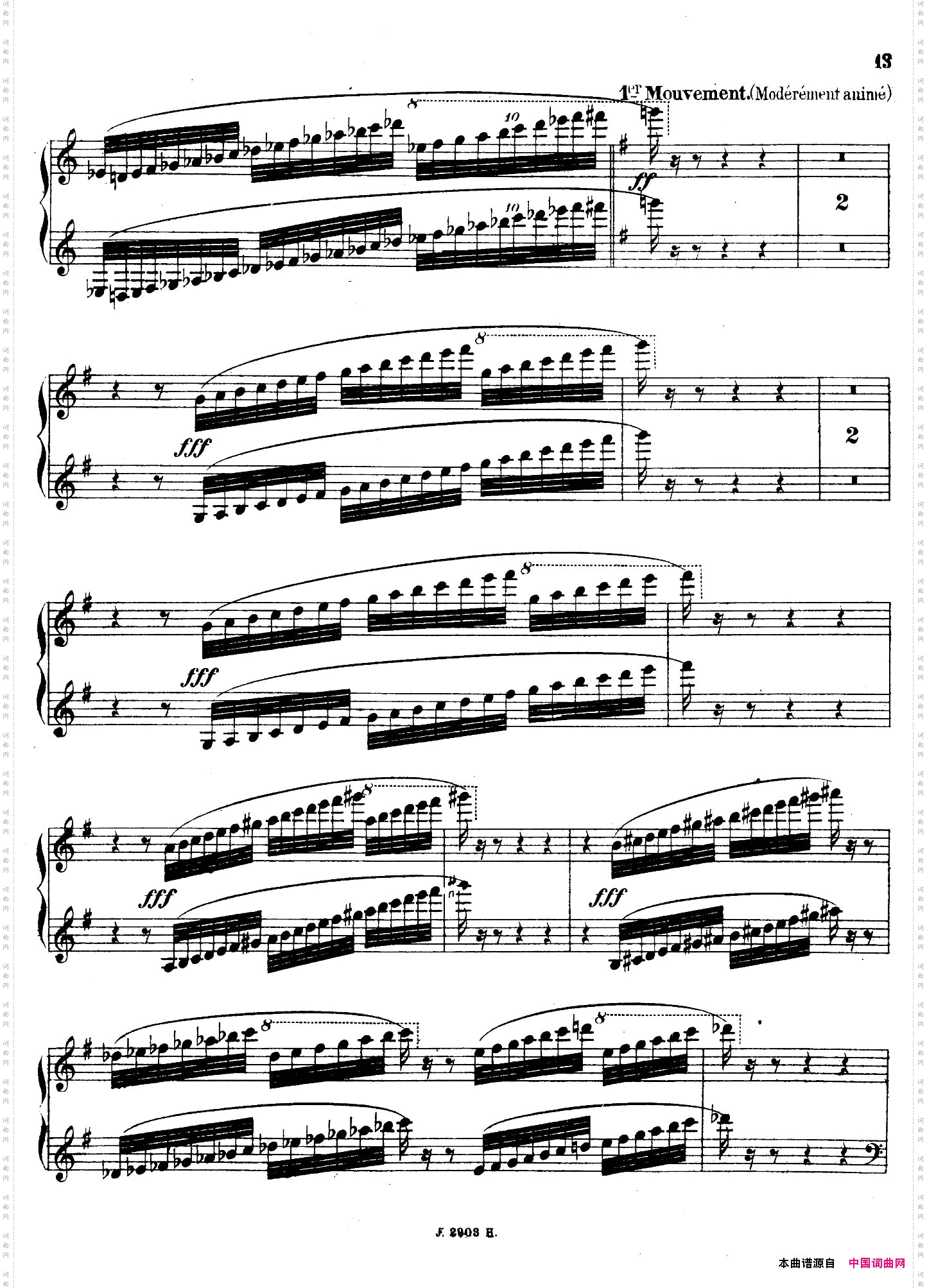 SymphonyonaFrenchMountainAirOp·25法国山歌交响曲·钢琴独奏·Ⅰ_Symphony on a French Mountain Air Op·25法国山歌交响曲·钢琴独奏·Ⅰ