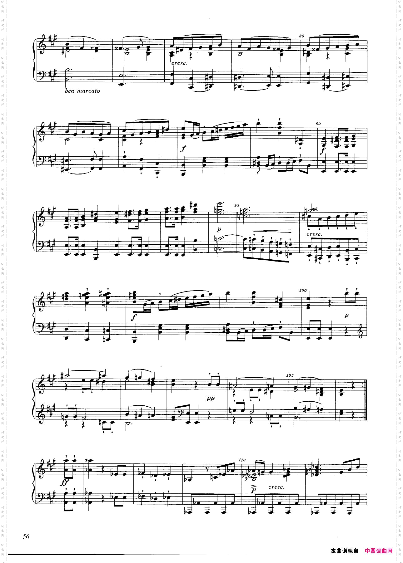A大调钢琴大奏鸣曲GrobeSonateinAMajorWWV26_A大调钢琴大奏鸣曲Grobe Sonate in A Major WWV 26