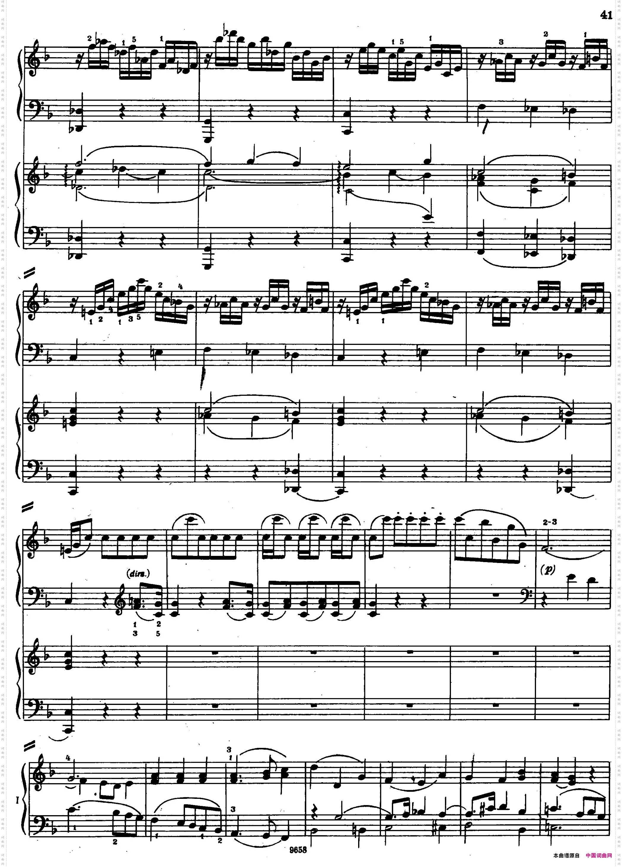 二十八部钢琴协奏曲No·11P31-42_二十八部钢琴协奏曲 No·11P31-42