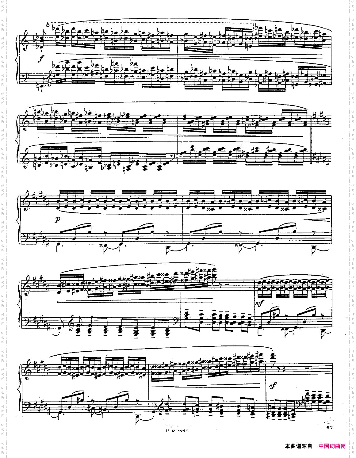 FiveSpecialStudiesafterChopin5首肖邦练习曲·4_Five Special Studies after Chopin5首肖邦练习曲·4