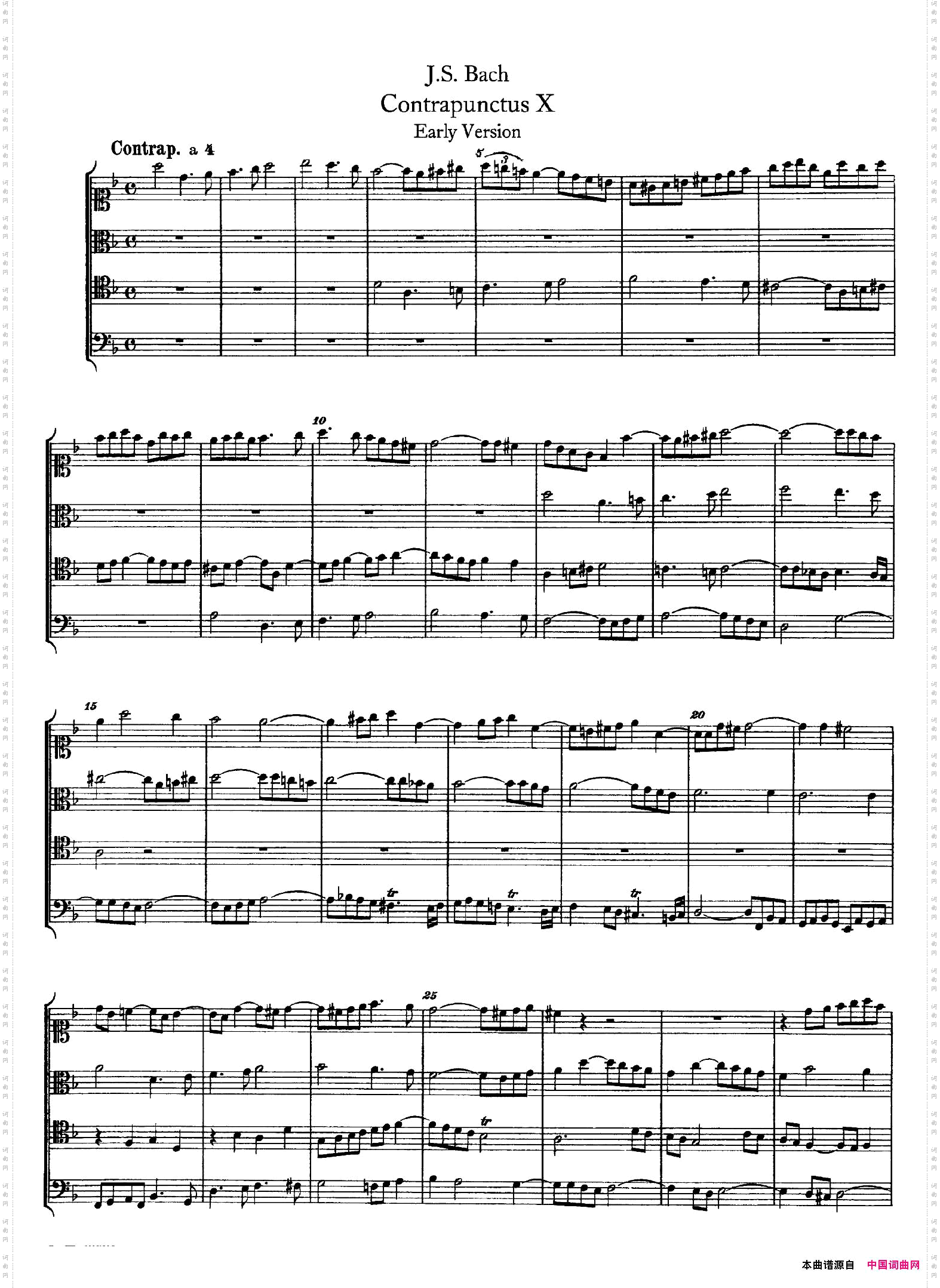 TheArtoftheFugueBWV1080赋格的艺术·Ⅴ_The Art of the Fugue BWV 1080赋格的艺术·Ⅴ