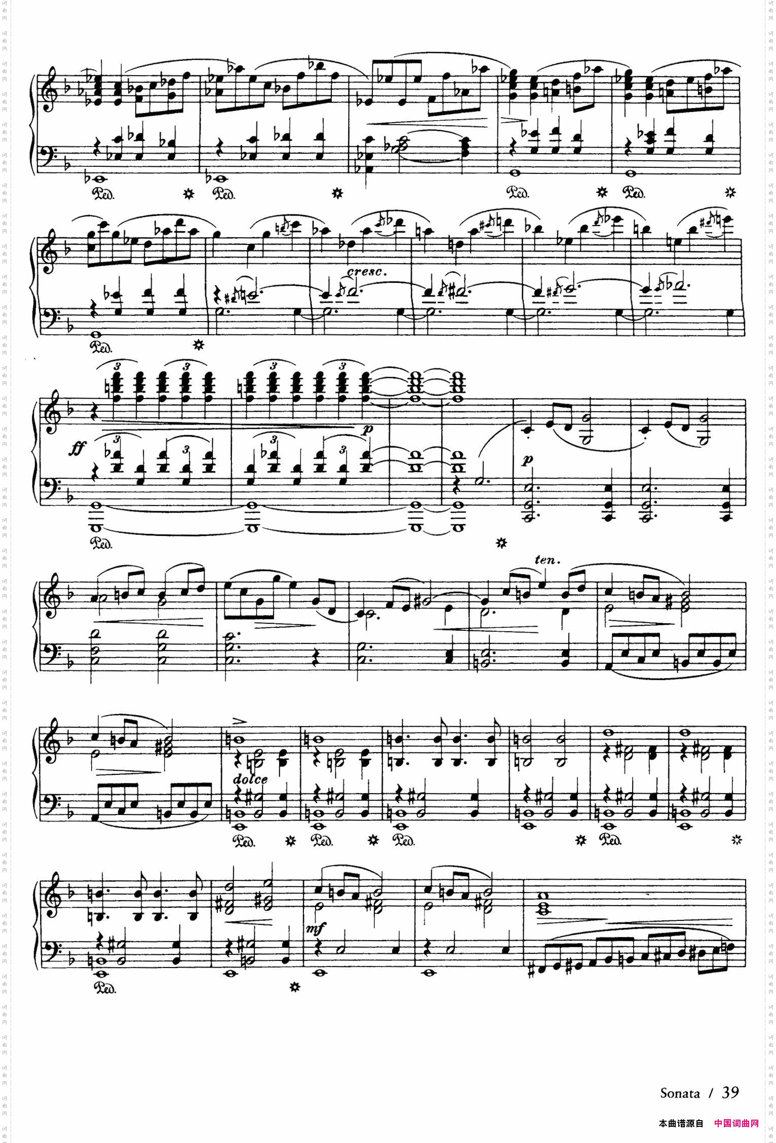 PianoSonatainFMajOp·12F大调钢琴奏鸣曲·第一乐章