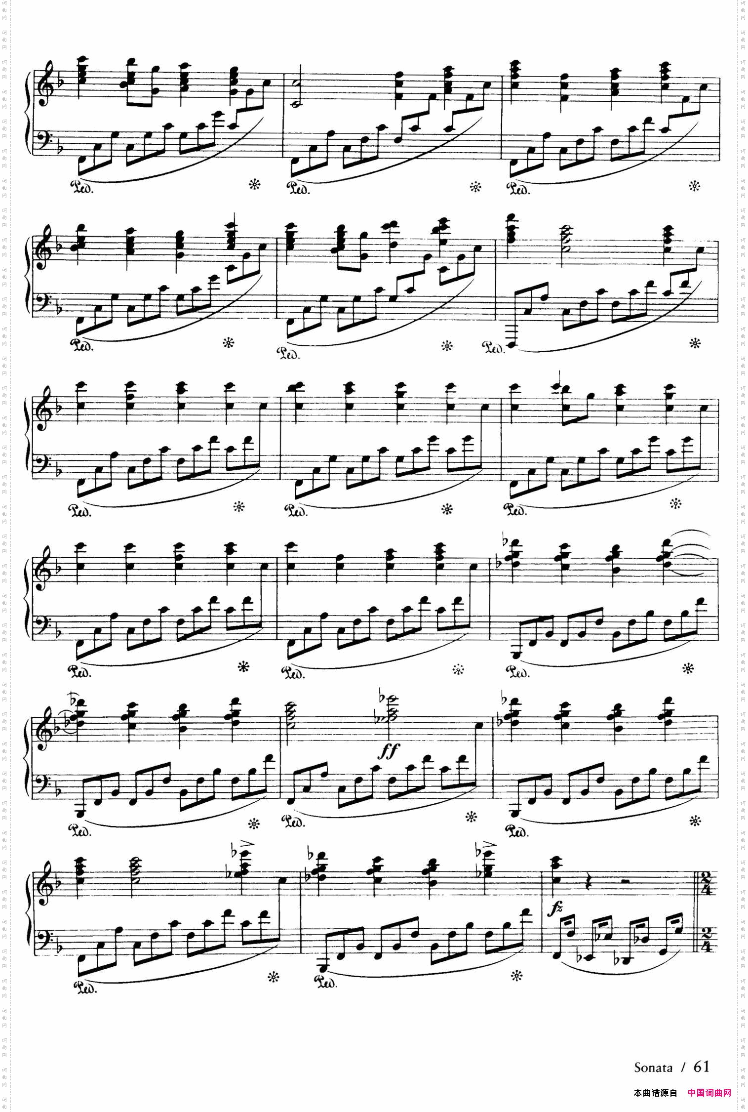 PianoSonatainFMajOp·12F大调钢琴奏鸣曲·第三乐章_Piano Sonata in F Maj Op·12F大调钢琴奏鸣曲·第三乐章