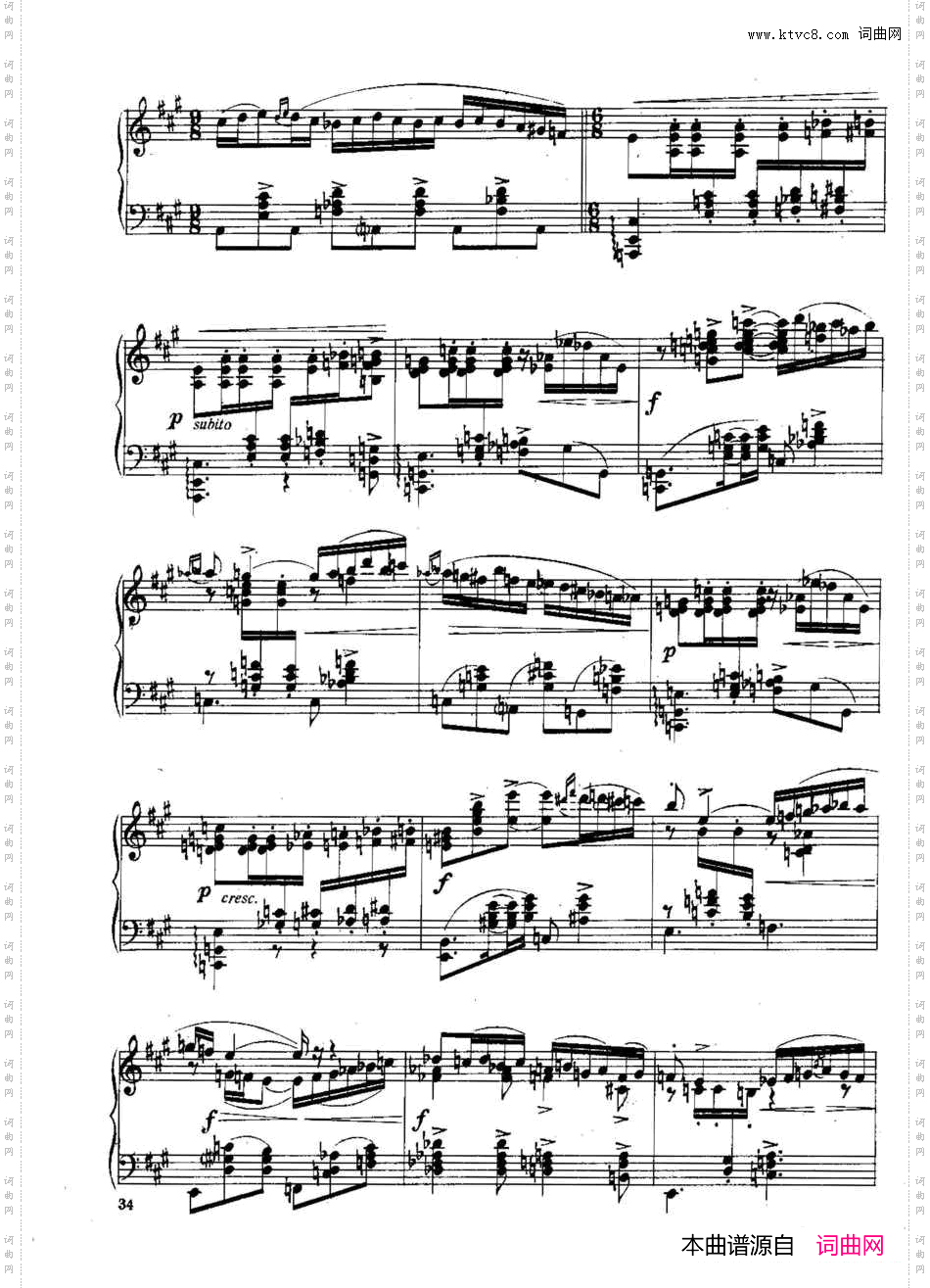 SixPréludesExotiquesOp·176首特色前奏曲·3_Six Préludes Exotiques Op·176首特色前奏曲·3