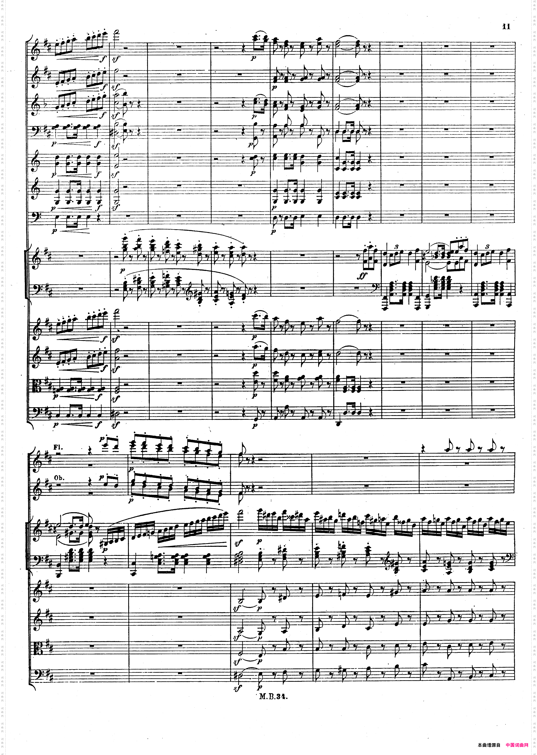 CapriccioBrillanteinBMajorOp·22B大调华丽随想曲·钢琴+乐队总谱_Capriccio Brillante in B Major Op·22B大调华丽随想曲·钢琴+乐队总谱