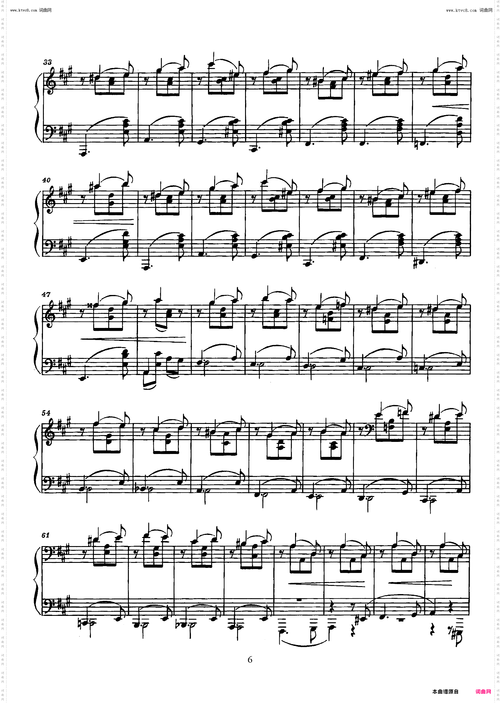 Arabesques Op·4阿拉伯风格曲2