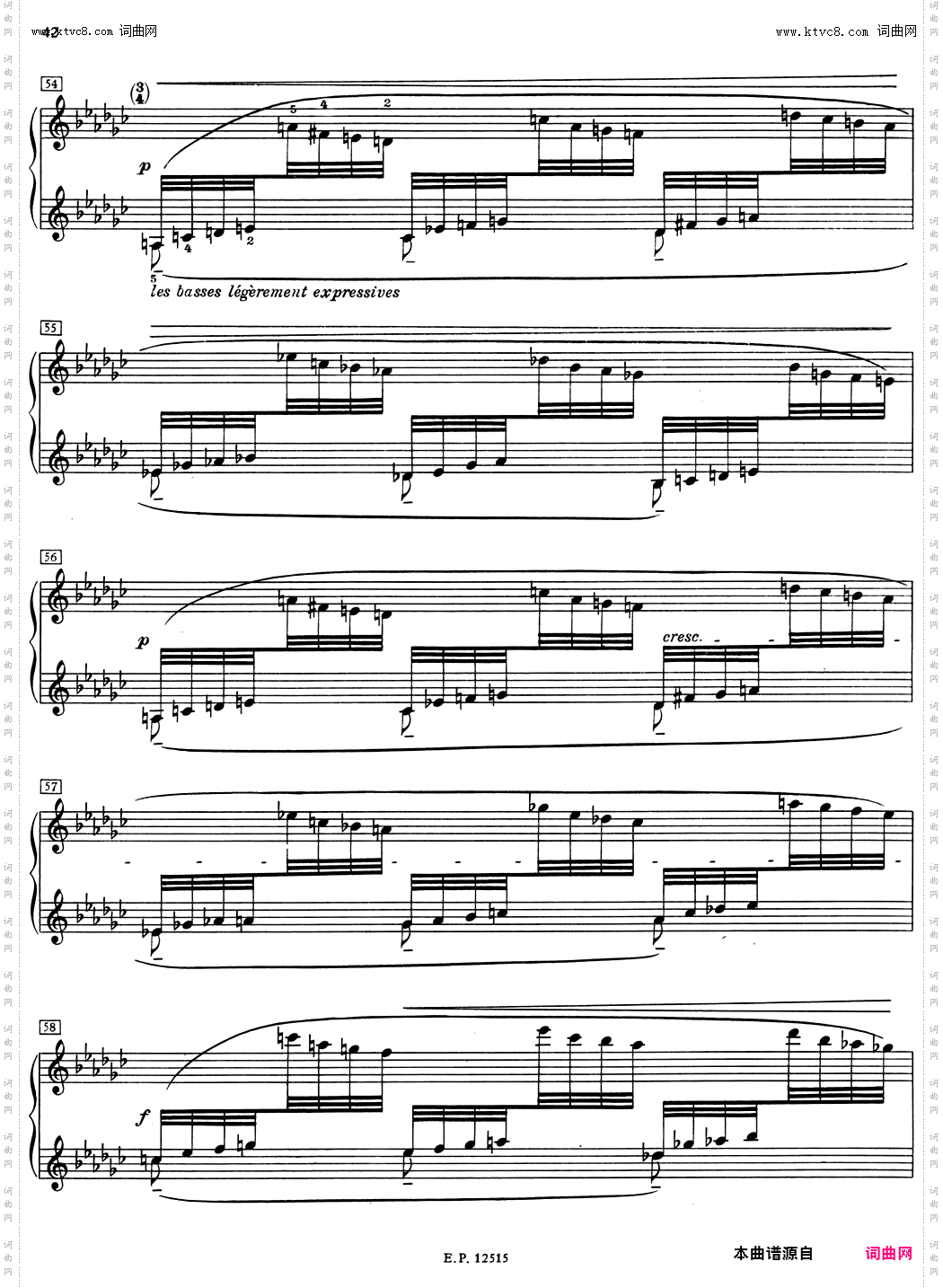德彪西12首钢琴练习曲6 八指练习v1·0 huit doigts