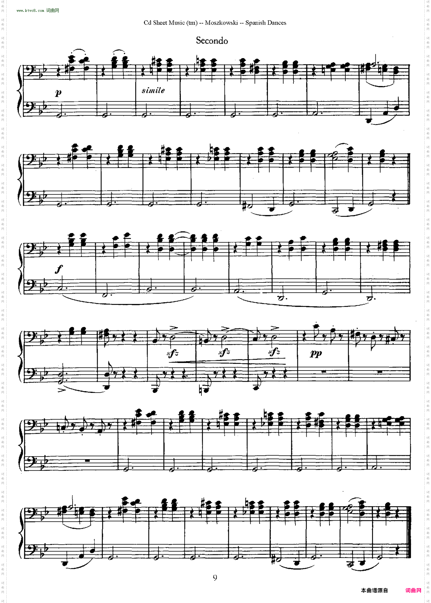 SpanishDancesOp·12西班牙舞曲·四手联弹版