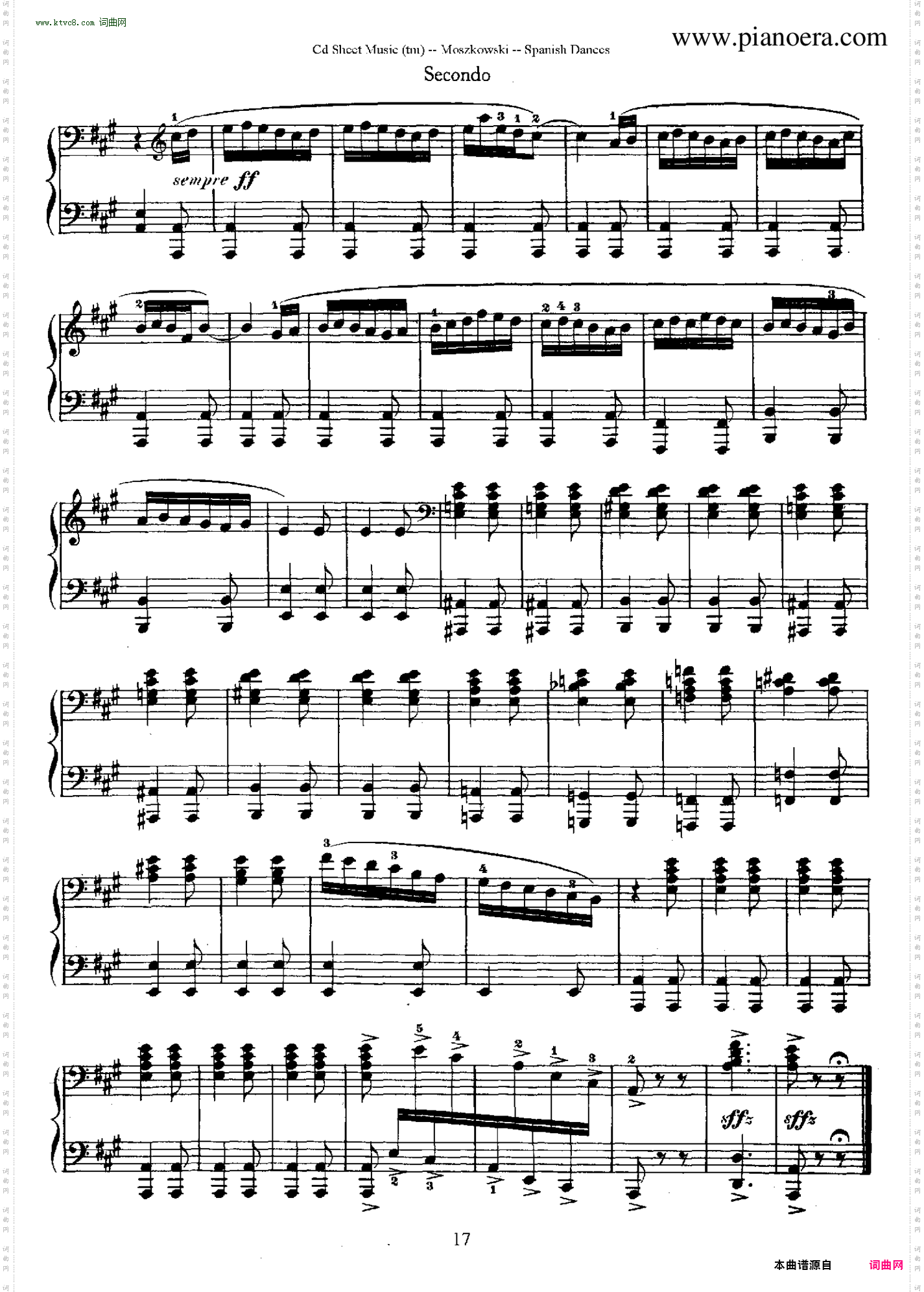 SpanishDancesOp·12西班牙舞曲·四手联弹版