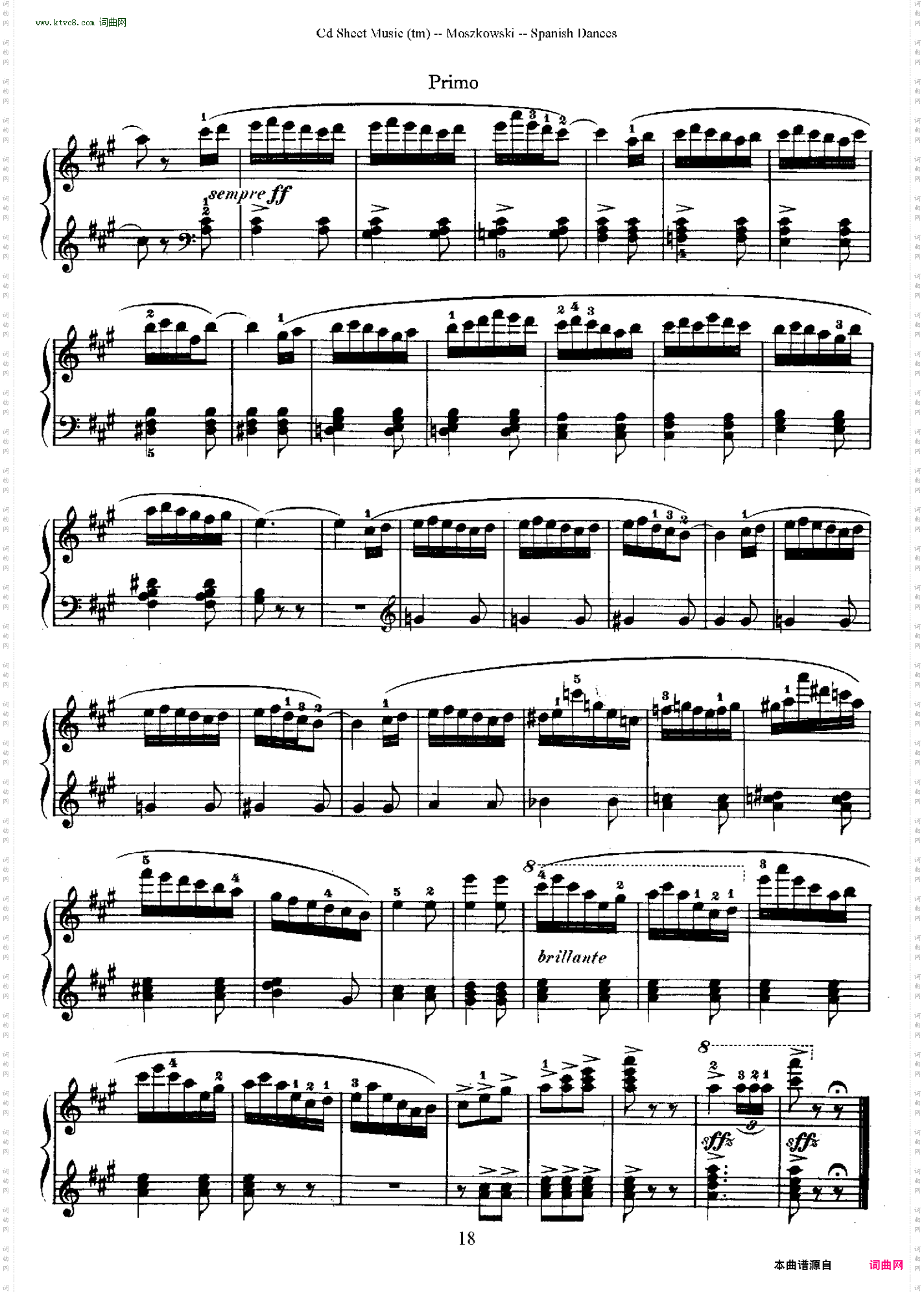 SpanishDancesOp·12西班牙舞曲·四手联弹版