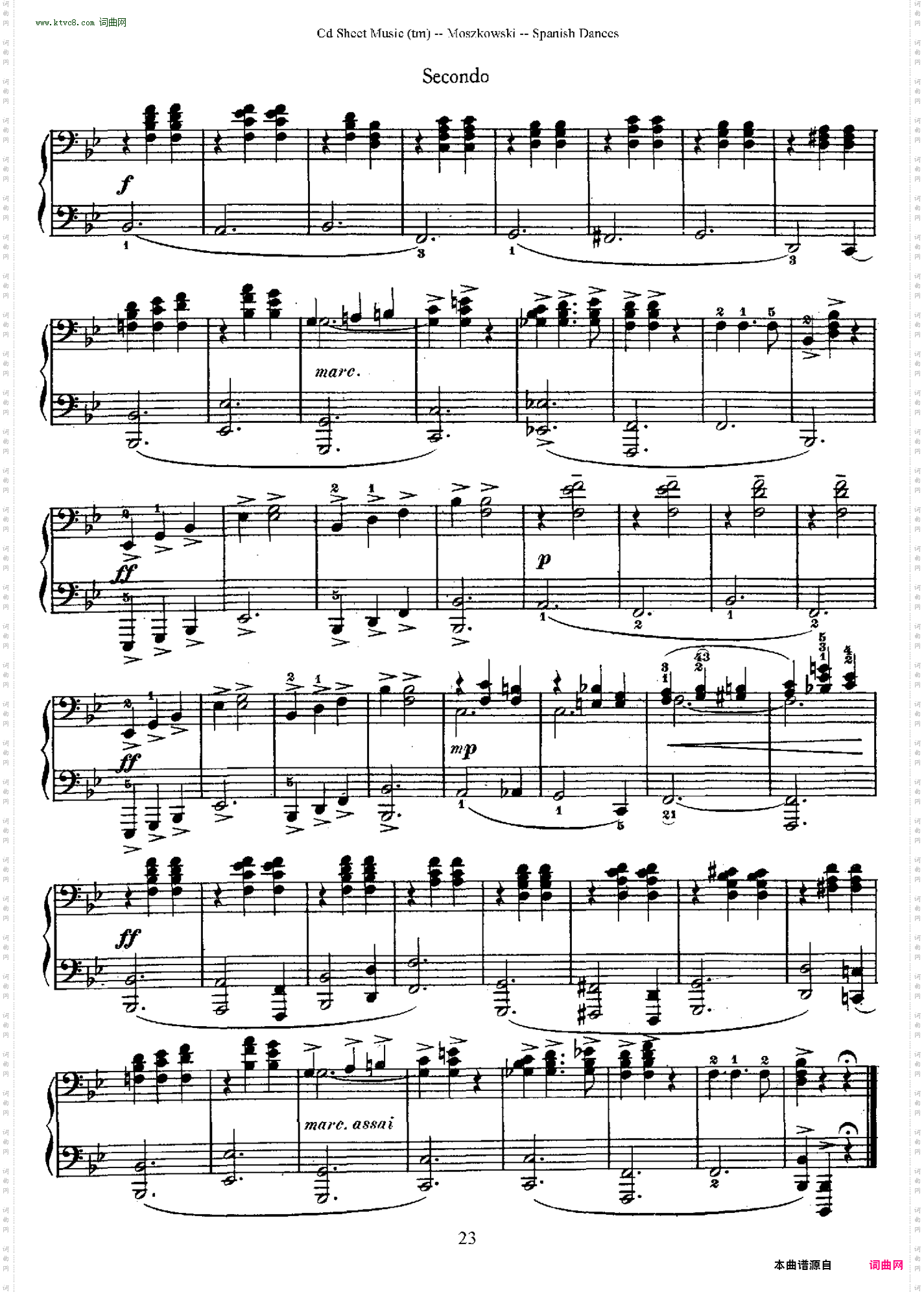 SpanishDancesOp·12西班牙舞曲·四手联弹版