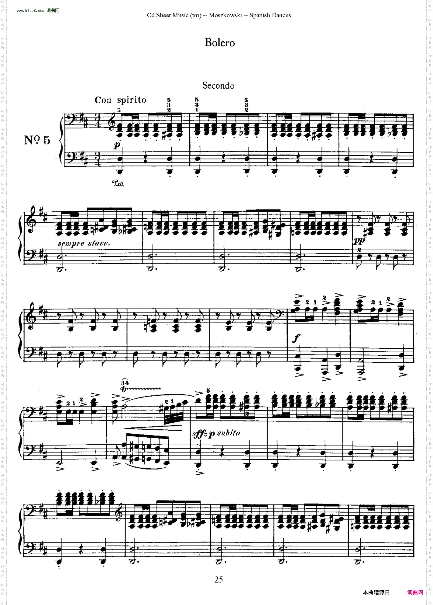 SpanishDancesOp·12西班牙舞曲·四手联弹版