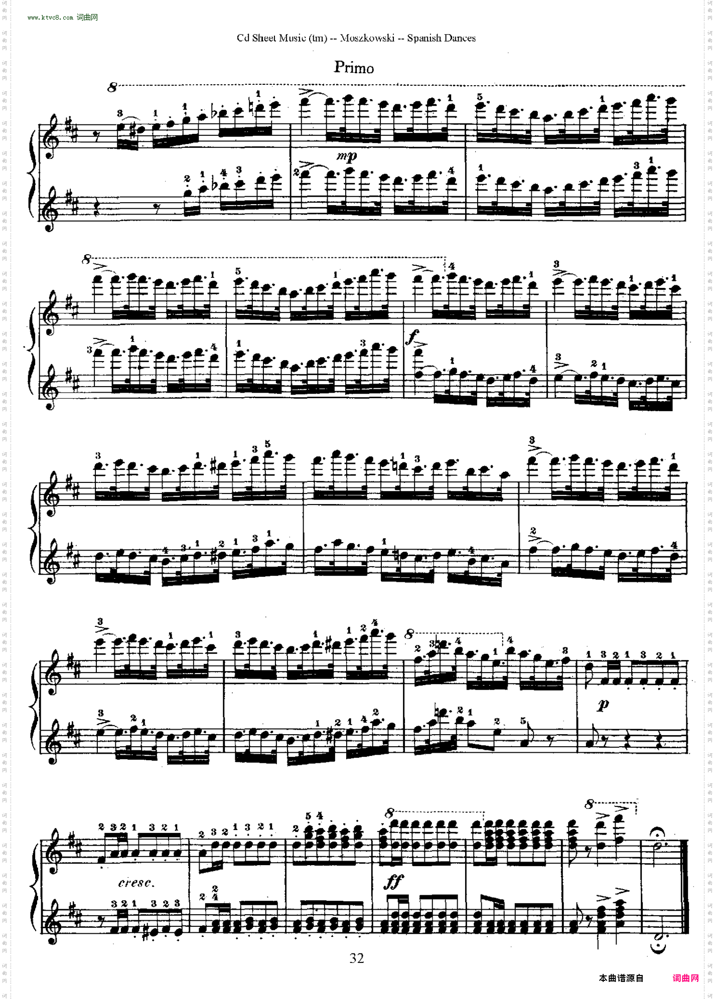 SpanishDancesOp·12西班牙舞曲·四手联弹版