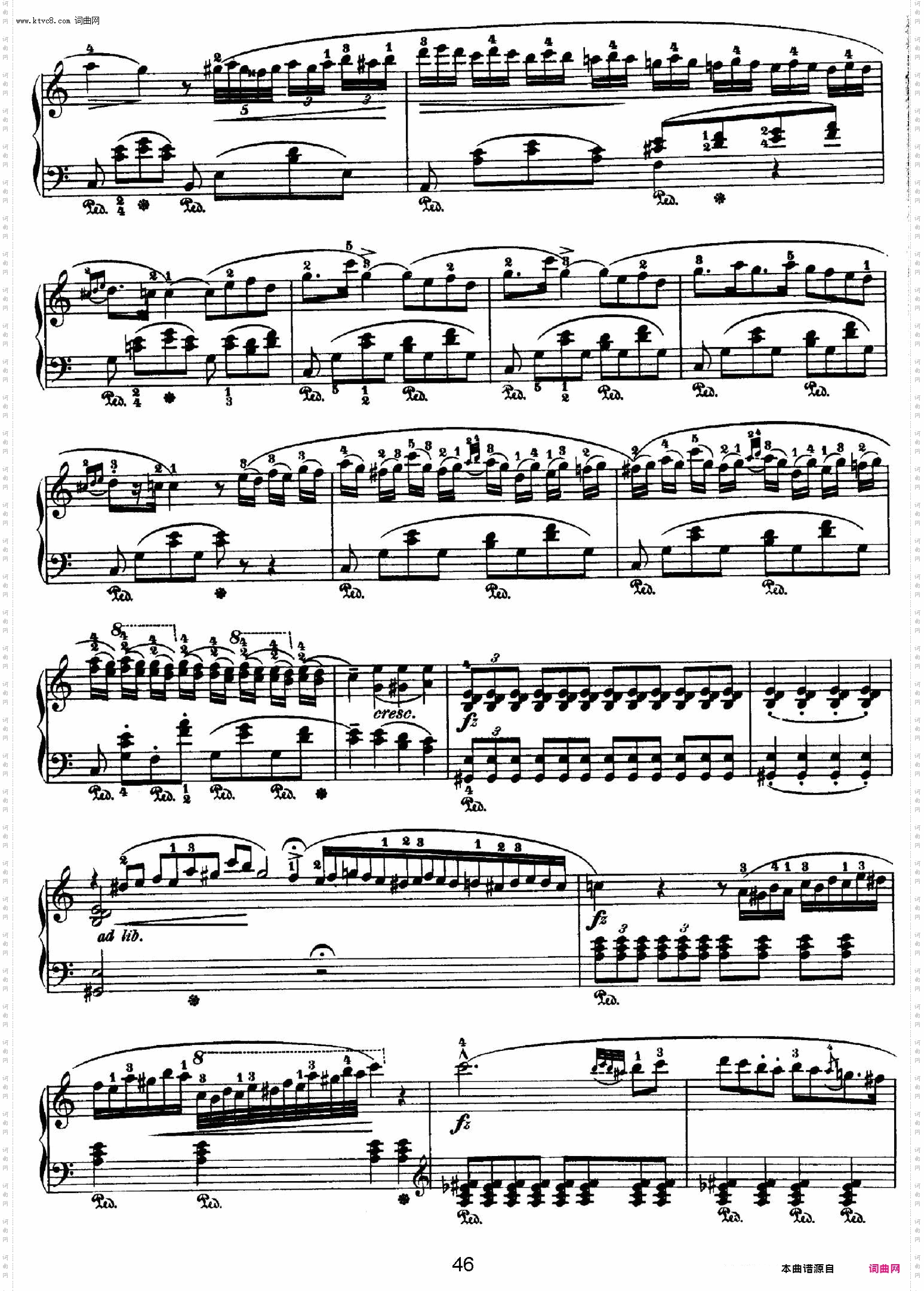 Nocturne No·14 in C MajorC大调第十四号夜曲