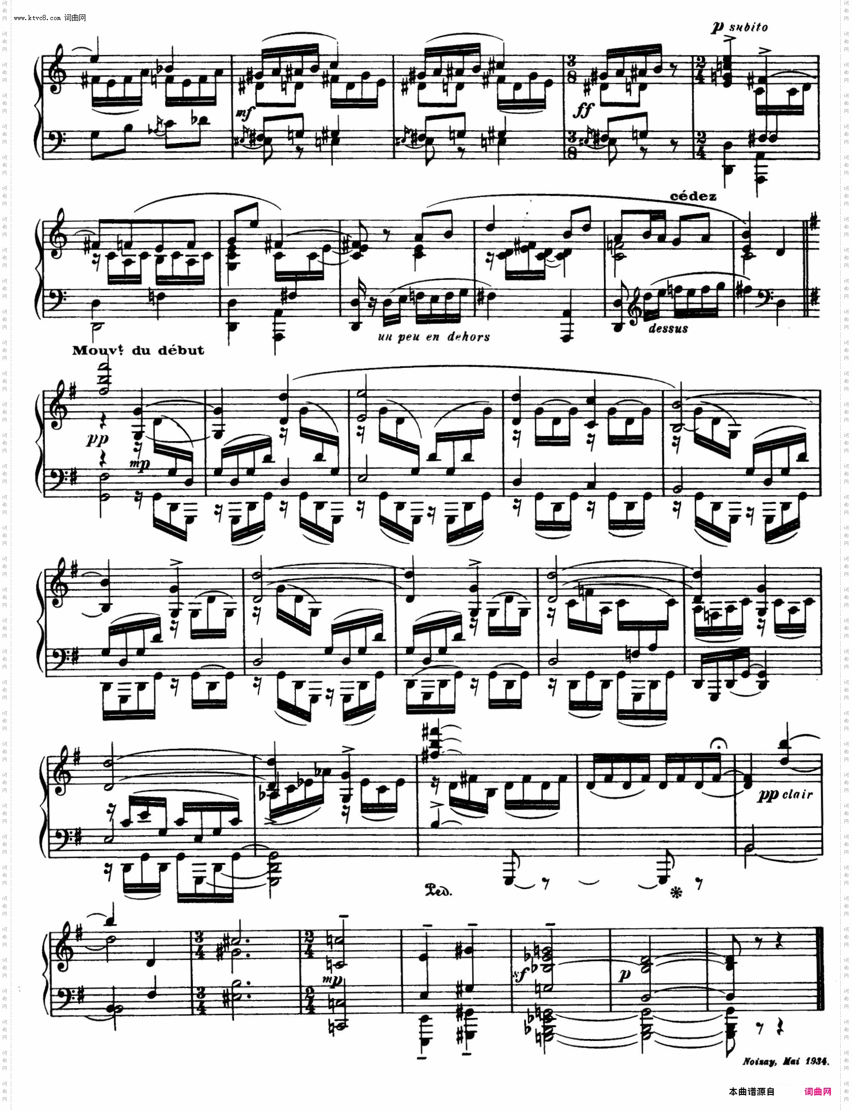 Eight Nocturnes_8首夜曲·Ⅵ