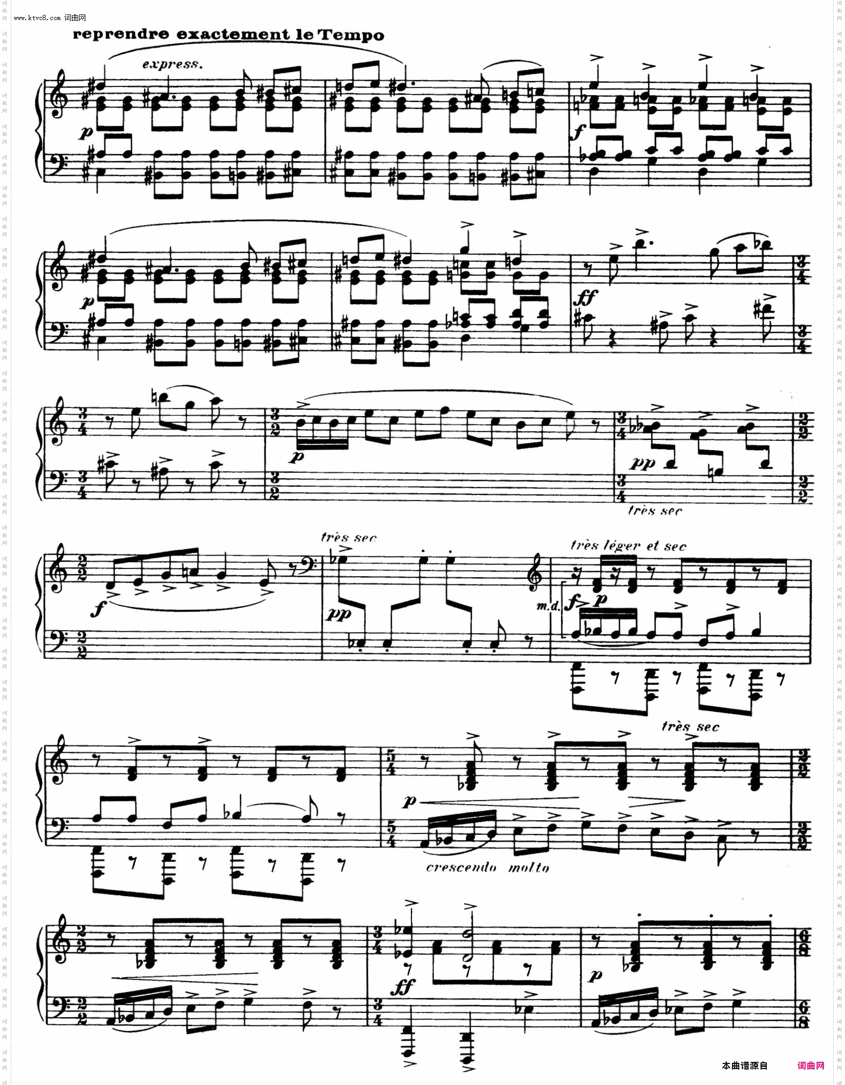 Eight Nocturnes_8首夜曲·Ⅴ