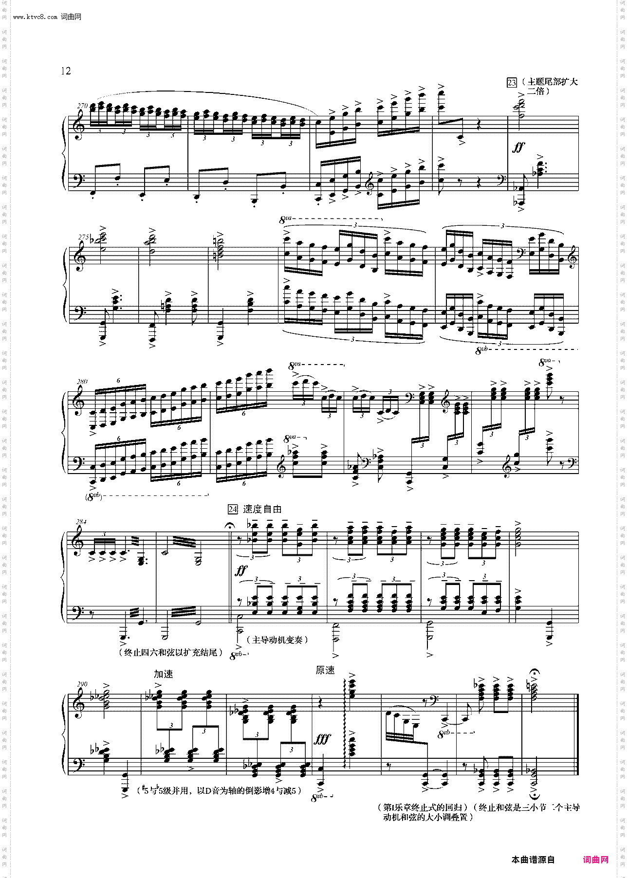 钢琴大赋格·哲学的沉思与辉煌第四乐章后奏曲——哲学的辉煌