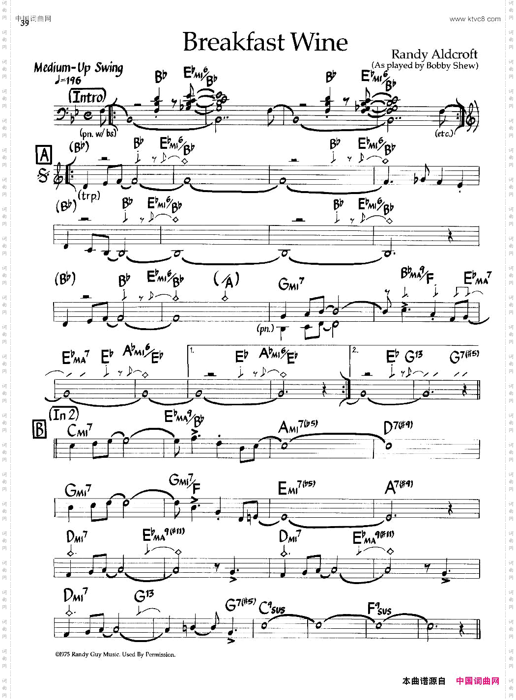BreakfastWine爵士钢琴曲