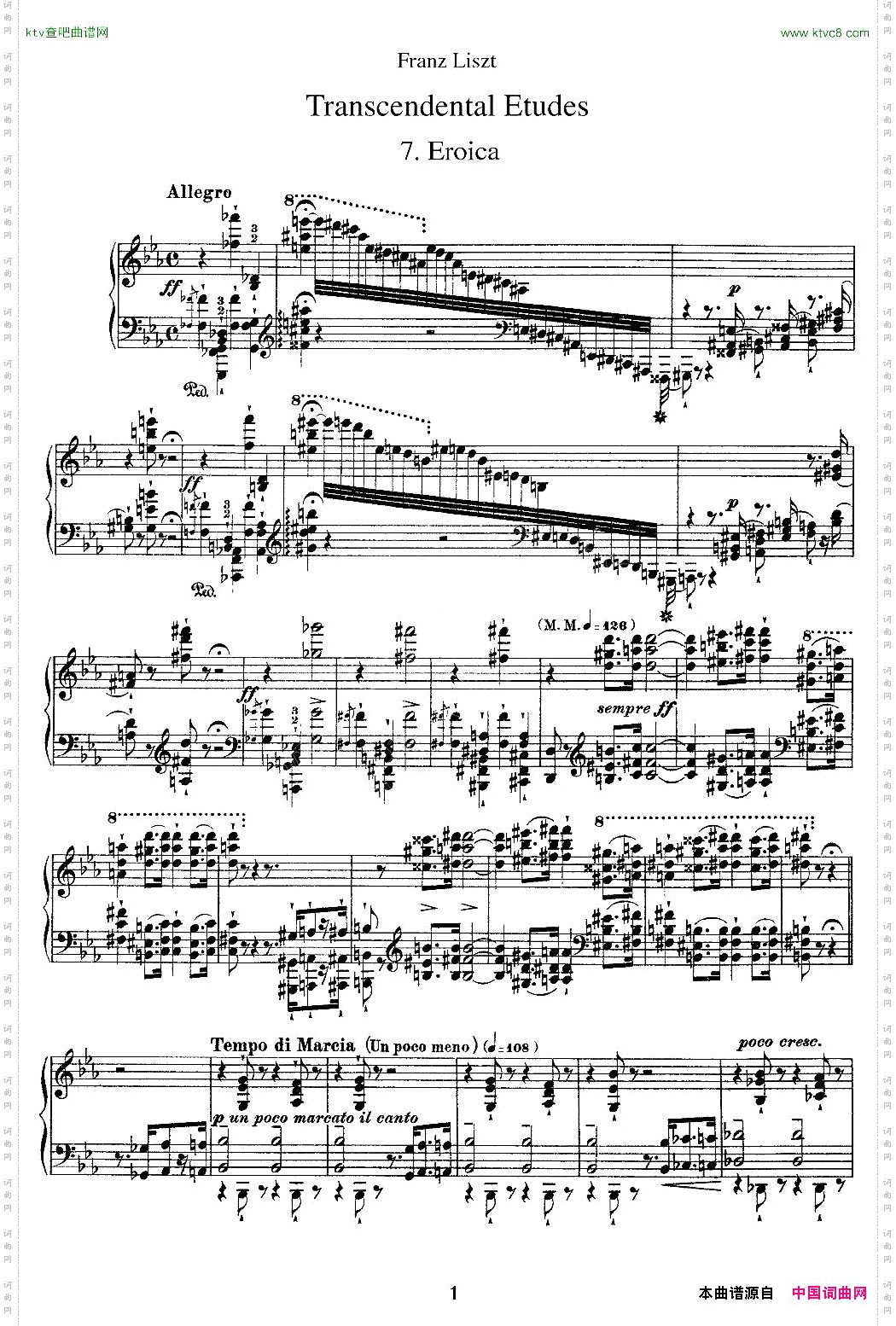 12首超级技巧练习曲：Eroica英雄