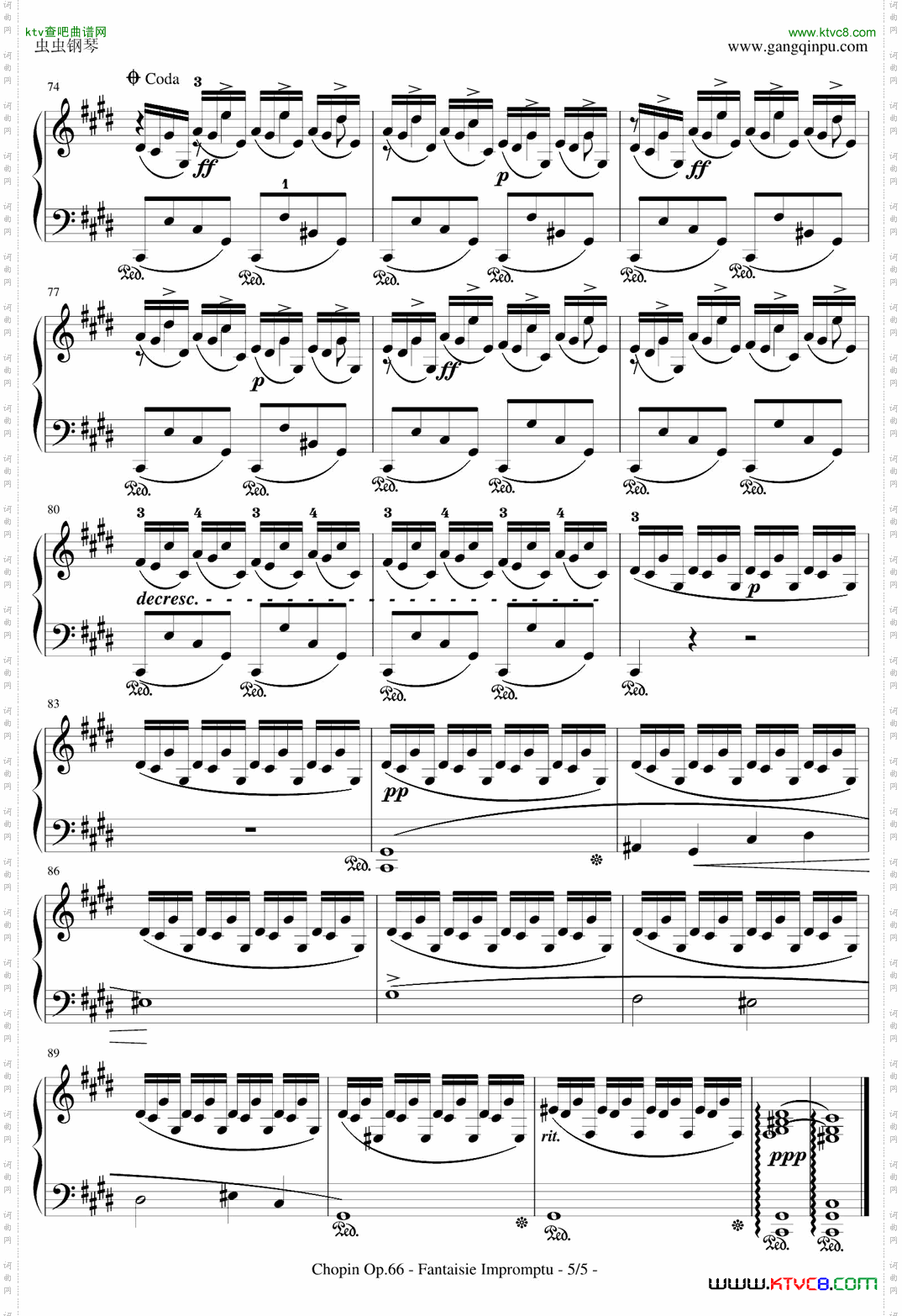 即兴幻想曲-带指法-Op.66