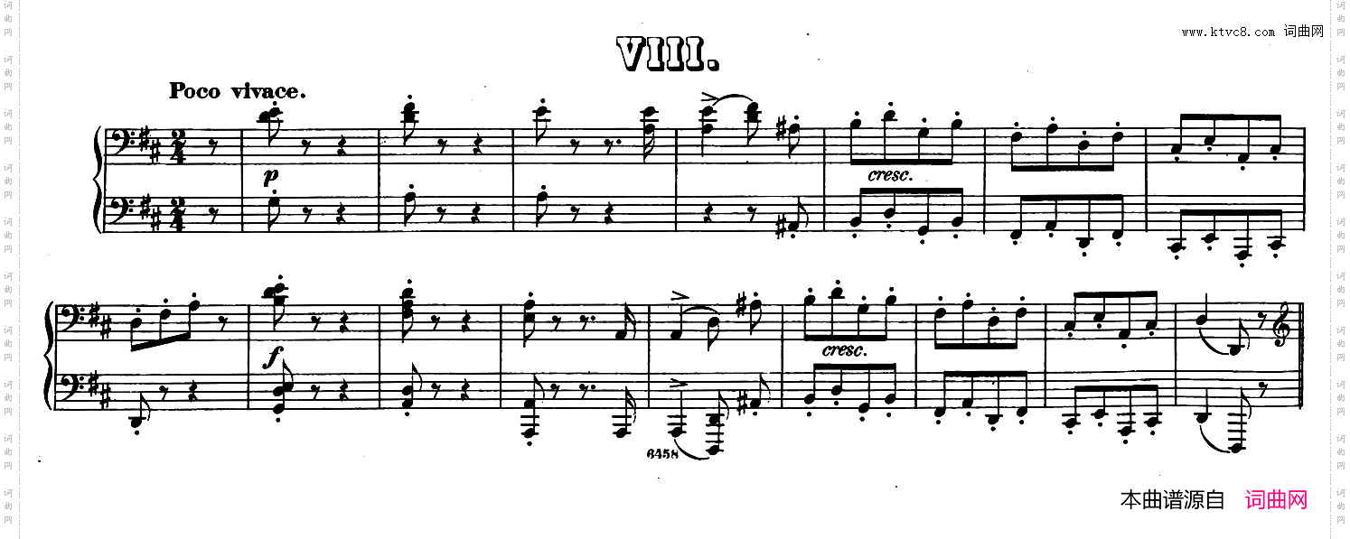 ZwolfOriginal-CompositionenfurPianofortezu4HandenOp.5712首四手联弹小品·8_Zwolf Original-Compositionen fur Pianoforte zu 4 Handen Op.5712首四手联弹小品·8