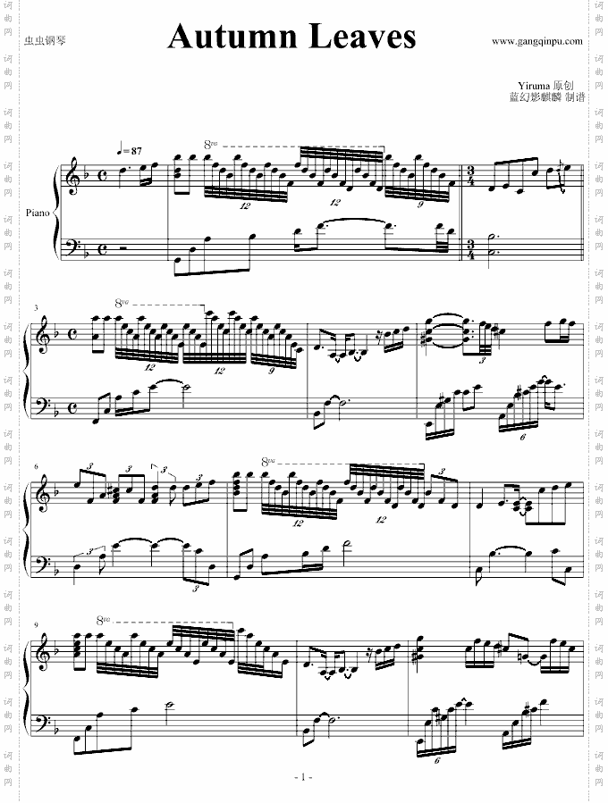 AutumnLeaves完美演奏版