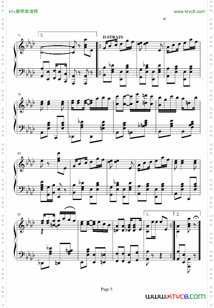 《PeacherineRag》，斯科特·乔普林ScottJoplin海上钢琴师插曲