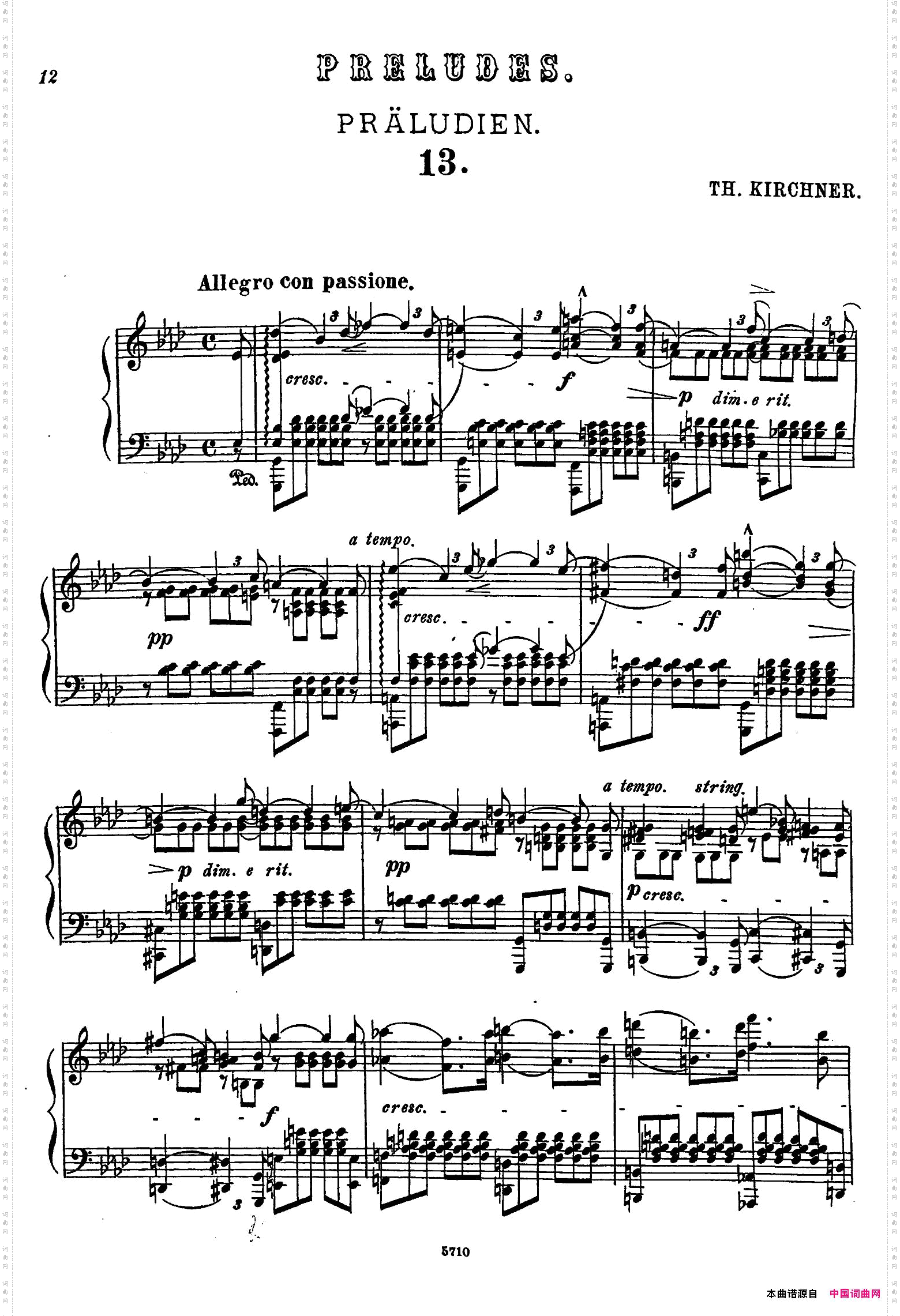 16PreludesOp.916首前奏曲·13_16 Preludes Op.916首前奏曲·13