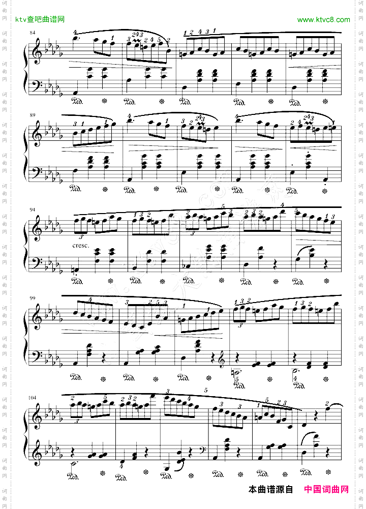 华丽的降D大调圆舞曲-小狗