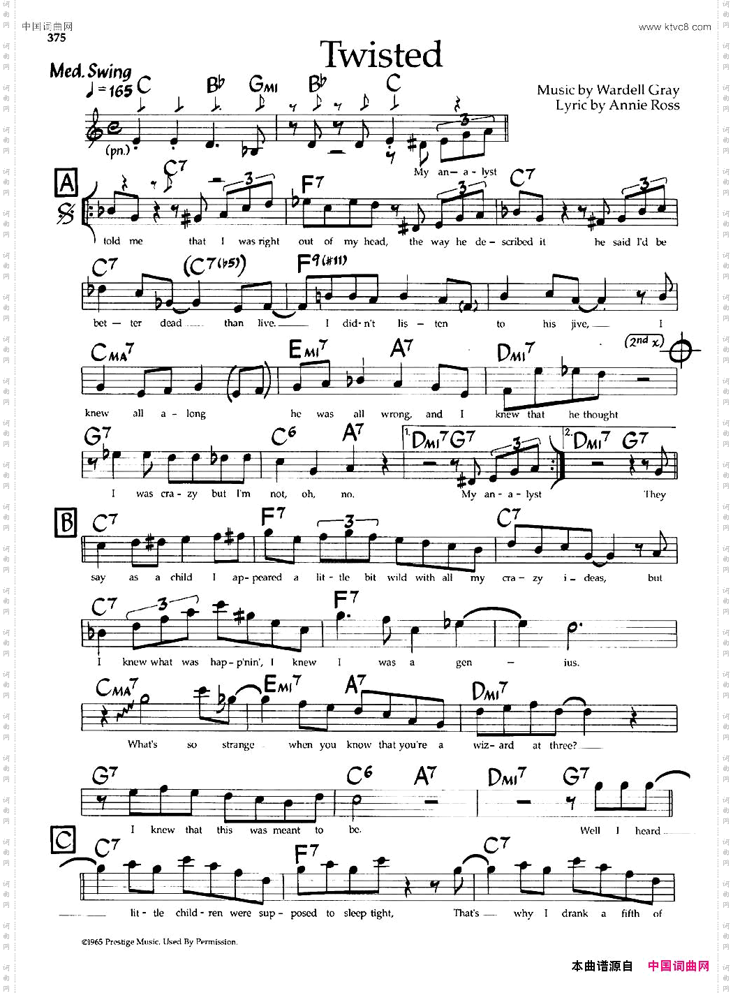 Twisted爵士钢琴曲