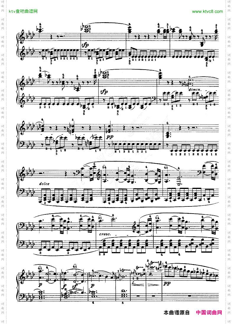 热情奏鸣曲-作品57号第二十三钢琴奏鸣曲